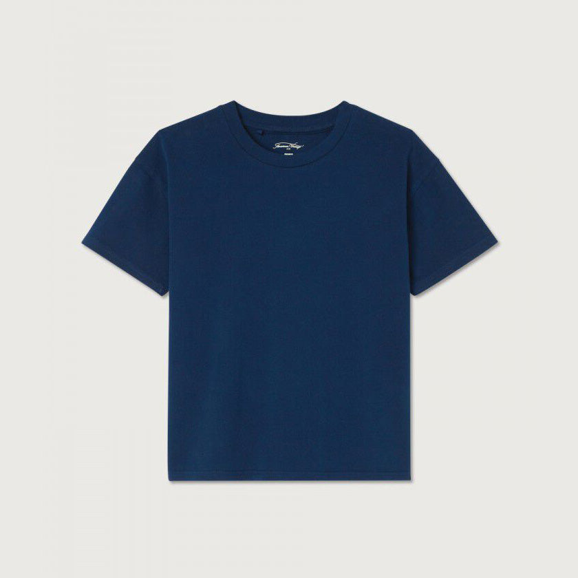 Boys & Girls Navy Cotton T-Shirt