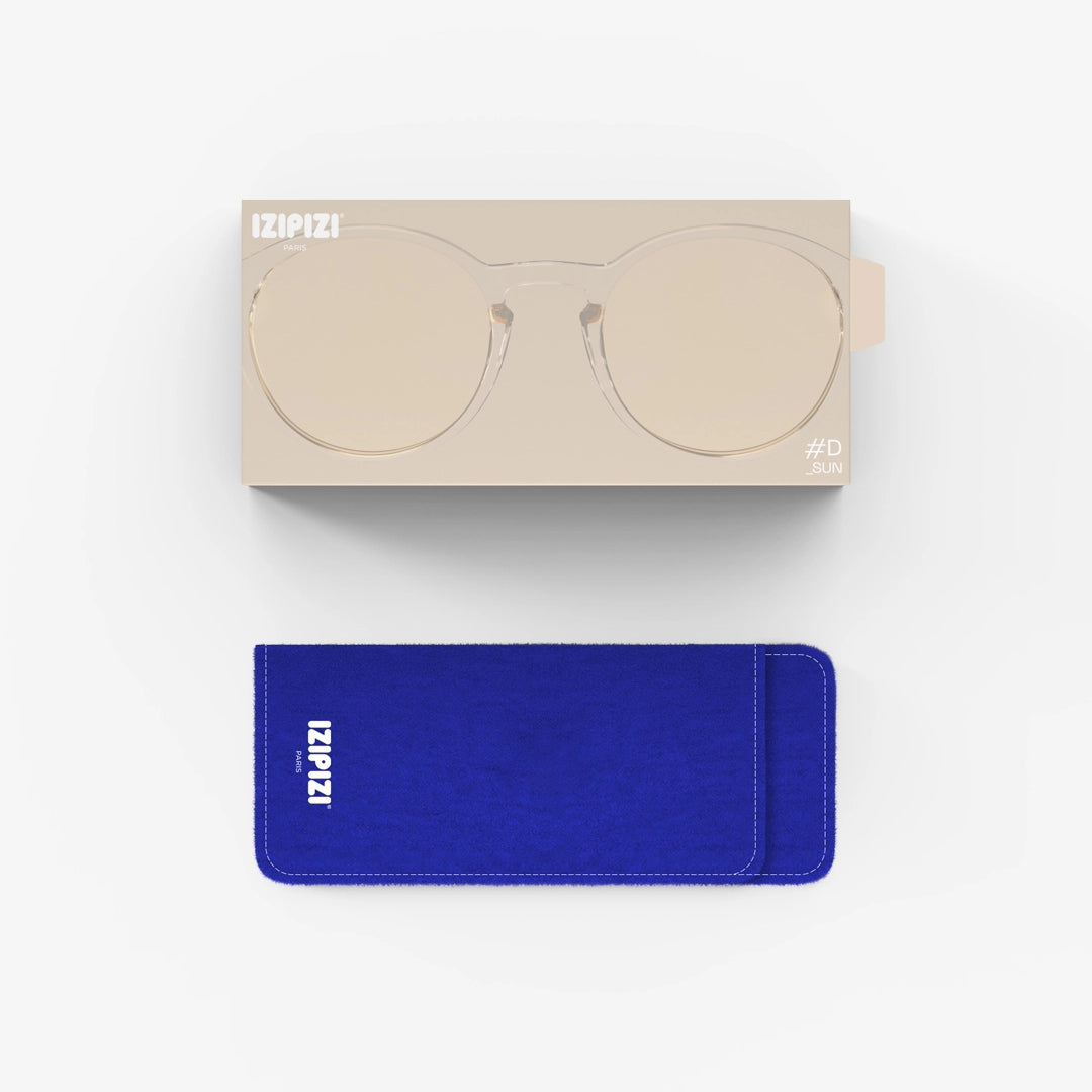 Adult Beige "SUN #D" Sunglasses