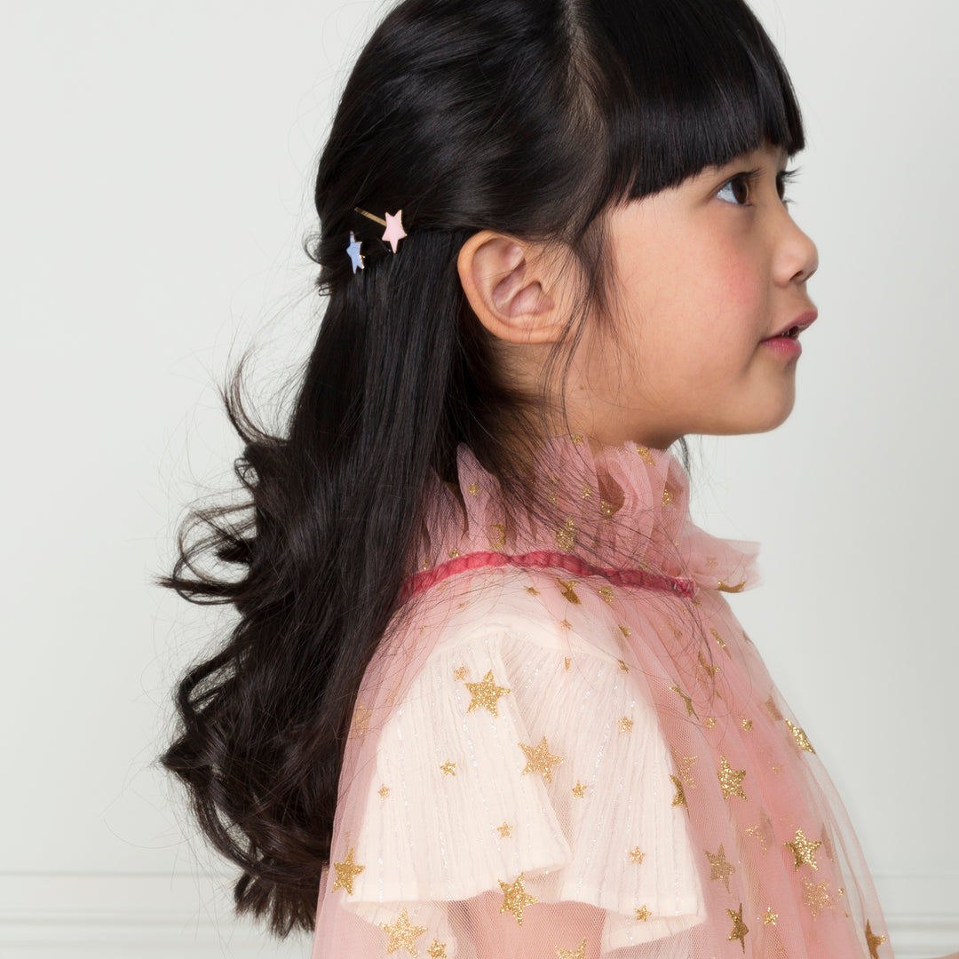 Pink Star Tulle Cape