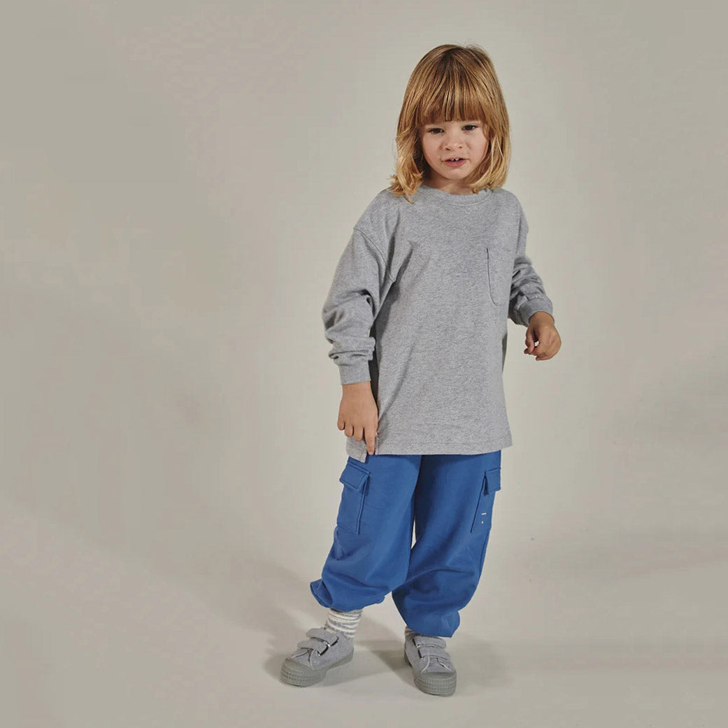 Boys & Girls Grey Cotton T-Shirt