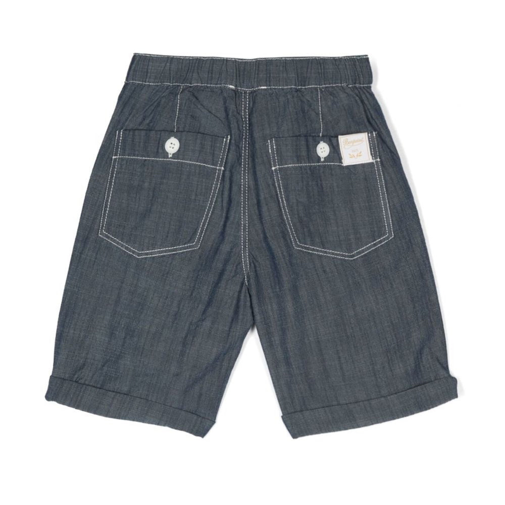 Boys Blue Cotton Shorts