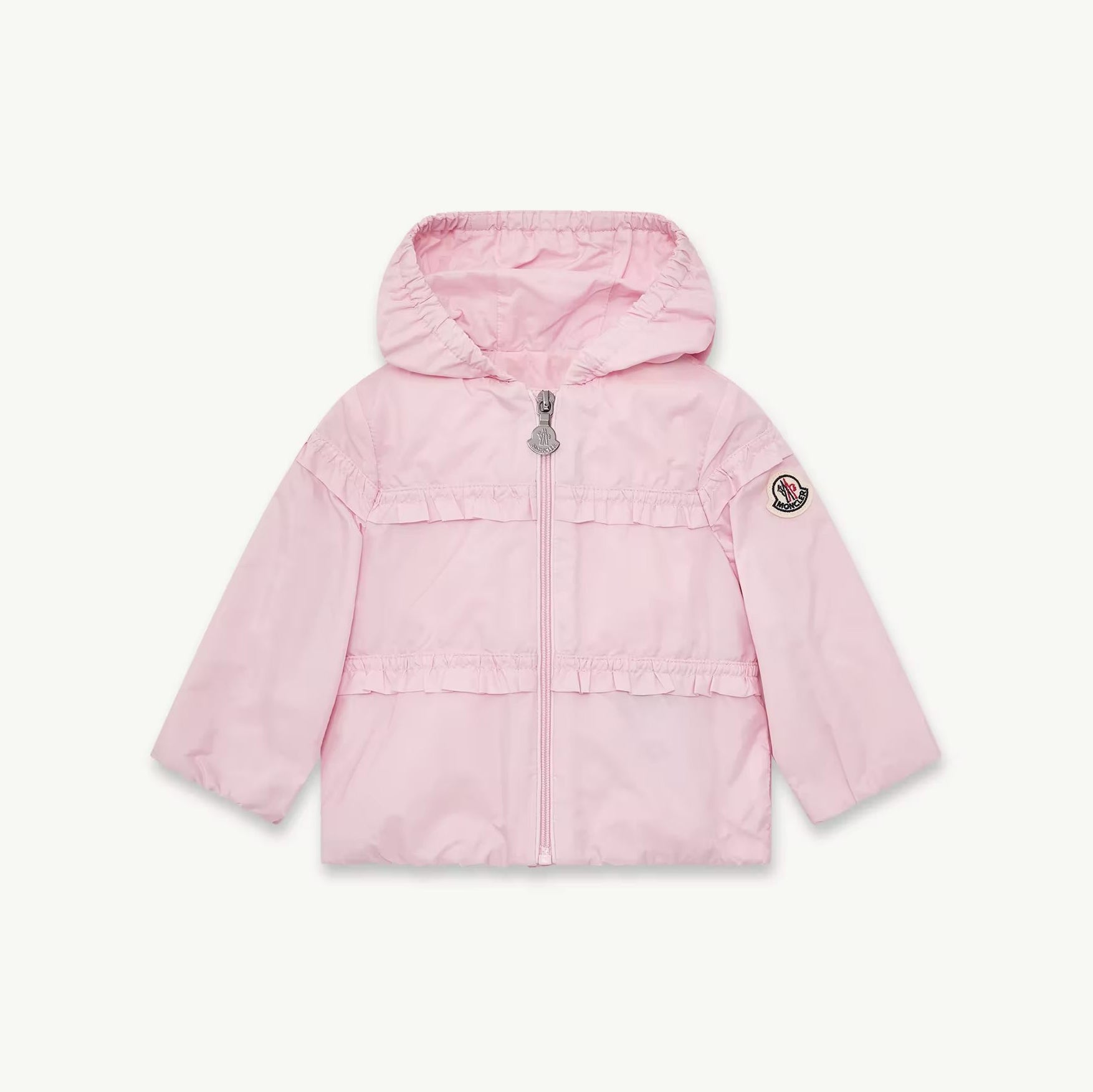 Baby Girls Light Pink Hooded Jacket