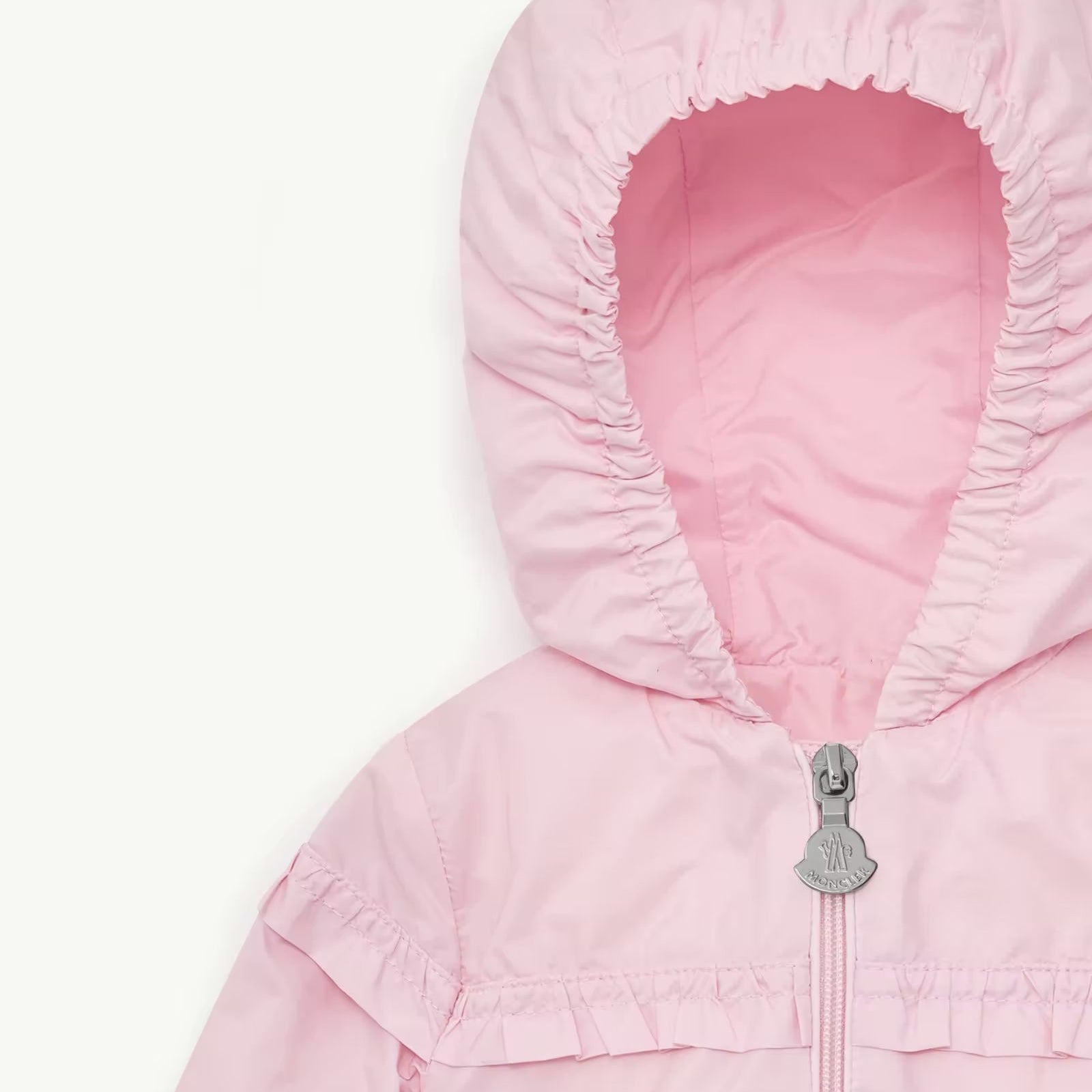 Baby Girls Light Pink Hooded Jacket