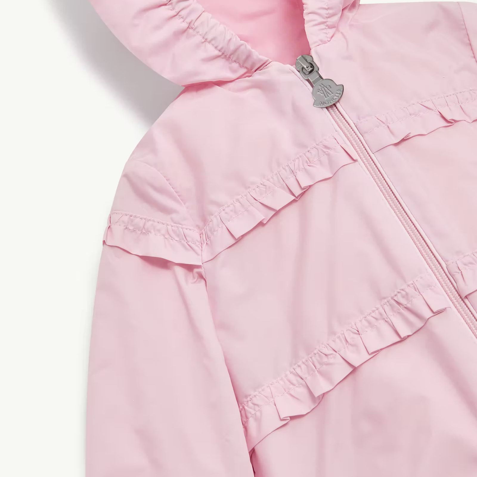 Baby Girls Light Pink Hooded Jacket