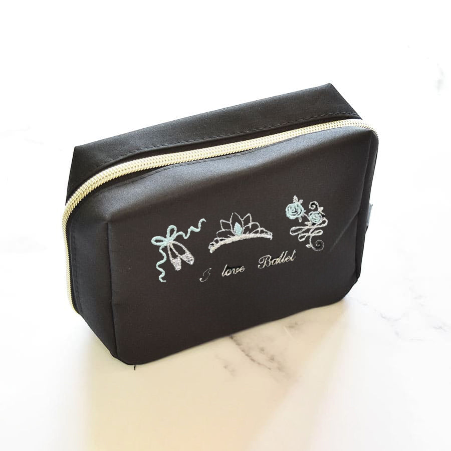 Girls Black"item27/F(Lyra Fairy)Mint Green"Vanity Pouch(长12x宽15x深5.5cm)