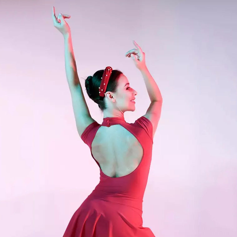 Girls Red Ballet Onesies