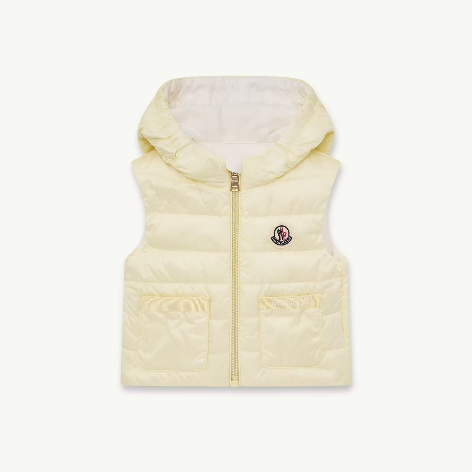 Baby Girls Light Yellow "LIA" Padded Down Gilet