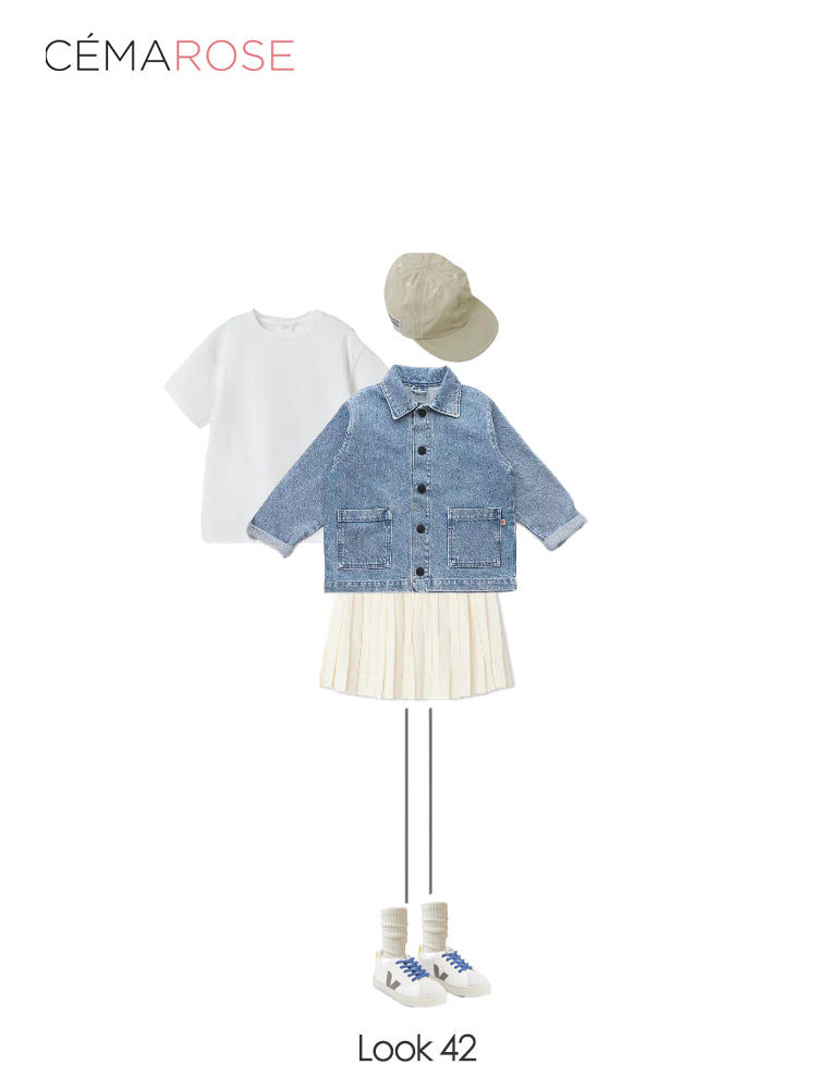Boys & Girls White "ESPLAR LACES" Shoes