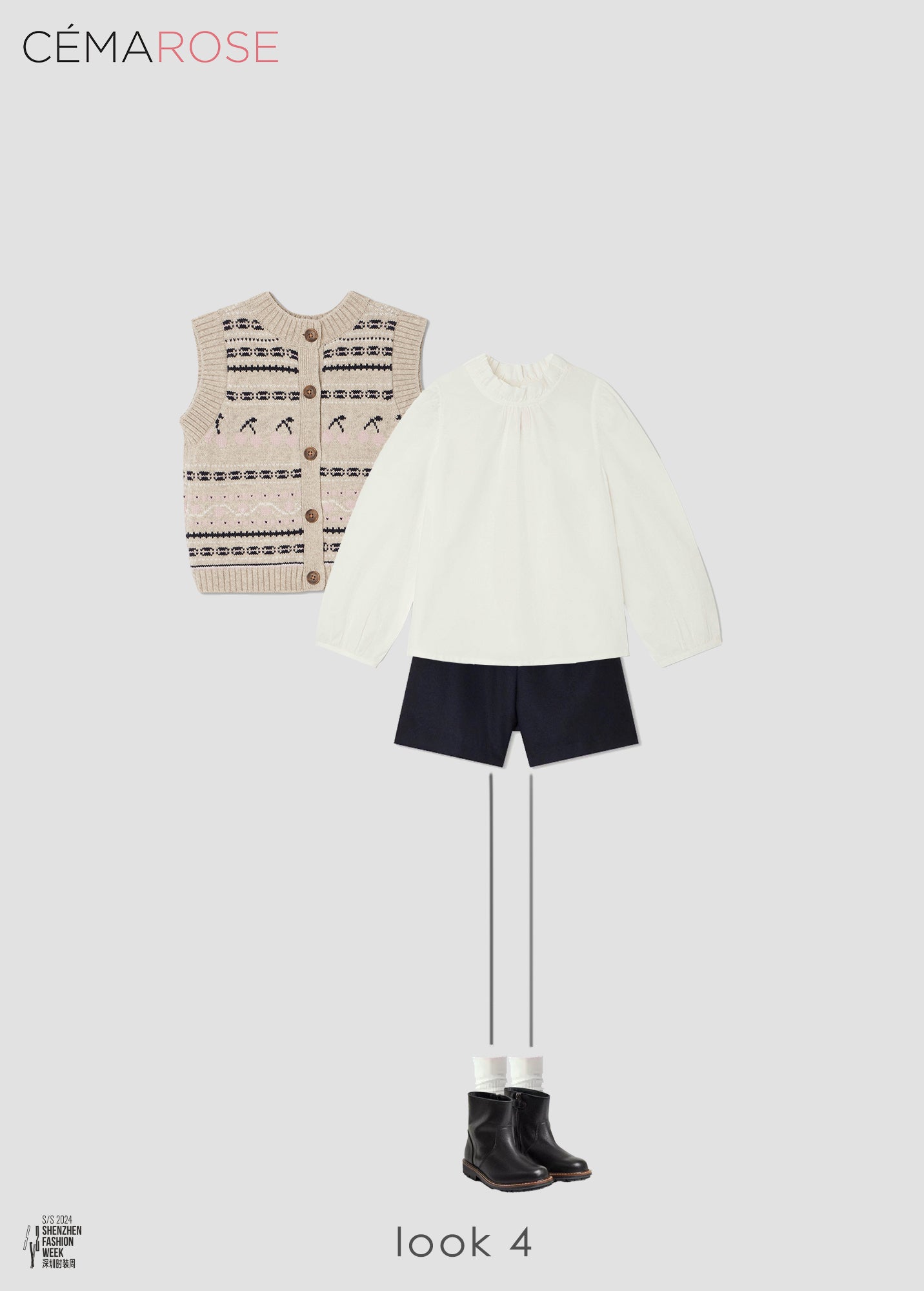 Girls White Cotton Top