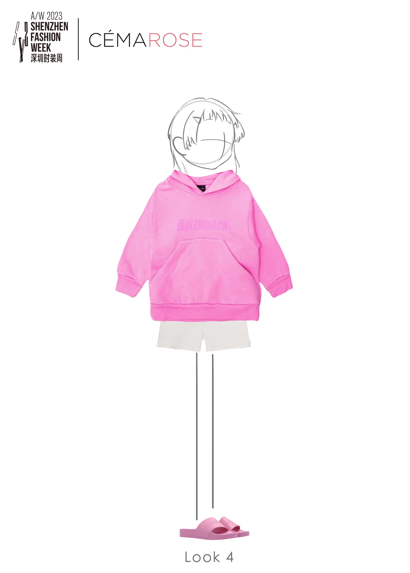 Boys & Girls Pink Logo Sandals