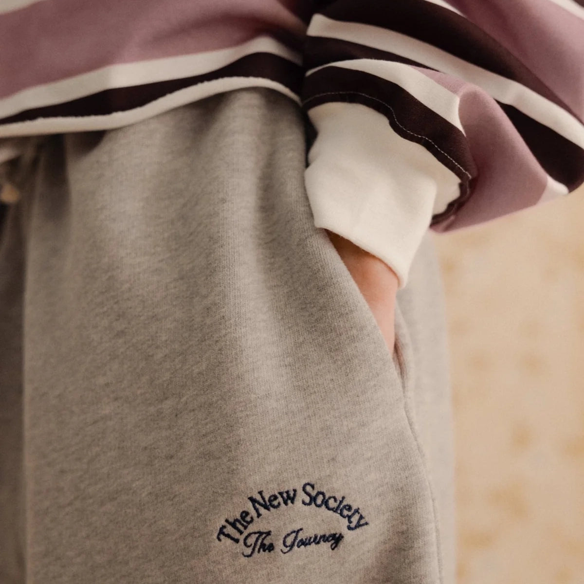 Boys & Girls Grey Cotton Trousers