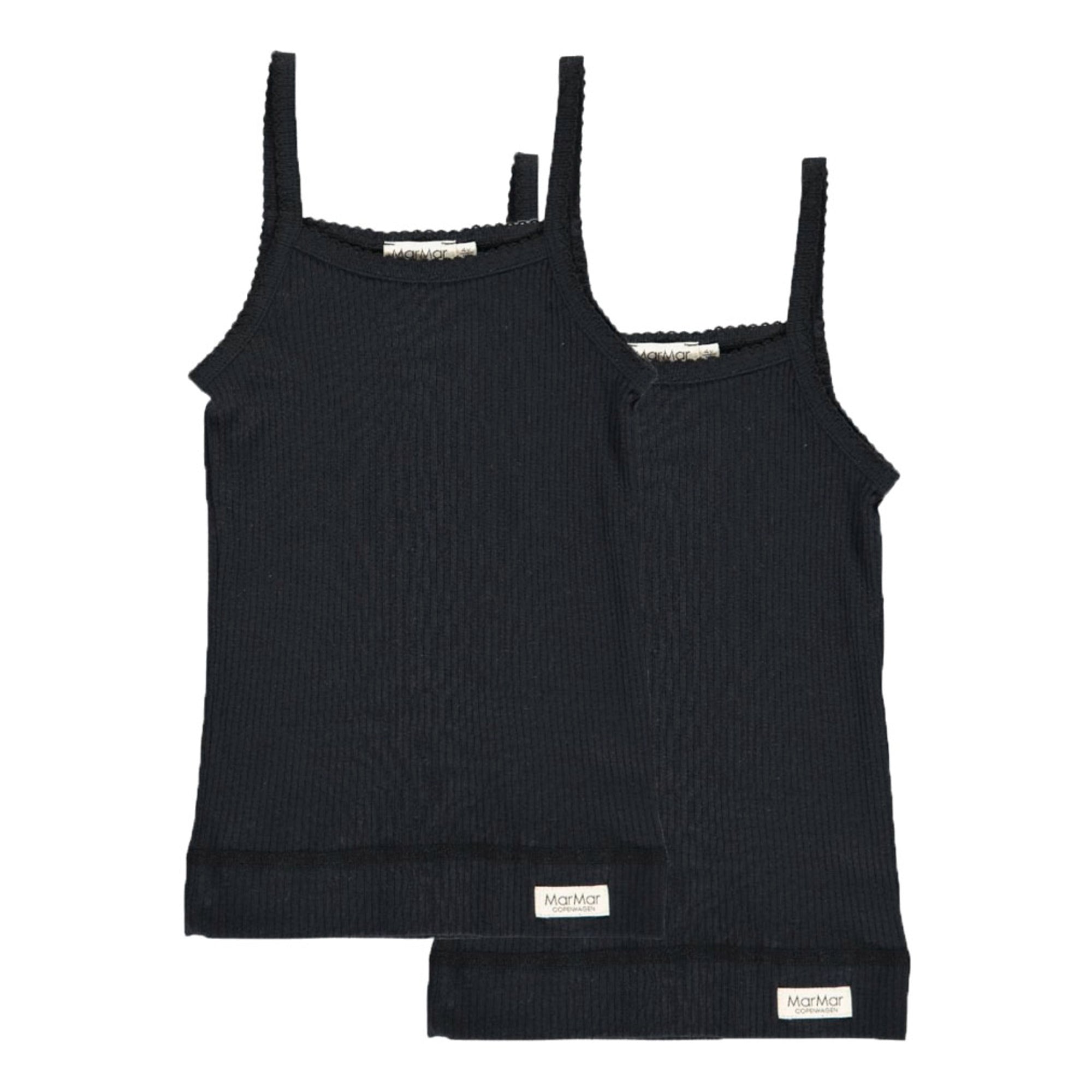 Girls Black Vest Set(2 Pack)