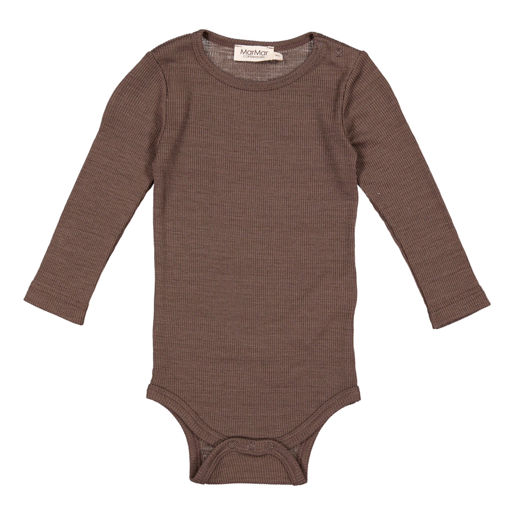 Baby Boys & Girls Brown Wool Babysuit