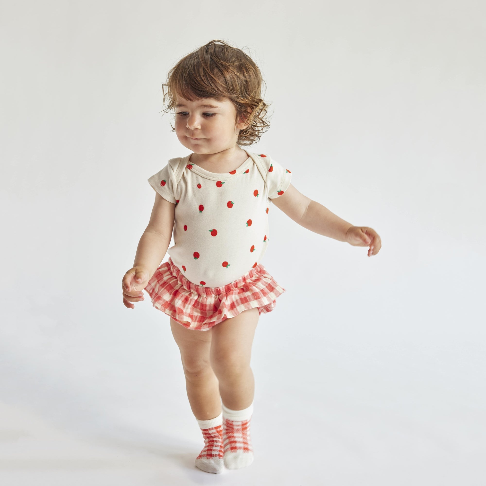 Baby Girls White Babysuit Set(3 Pack)