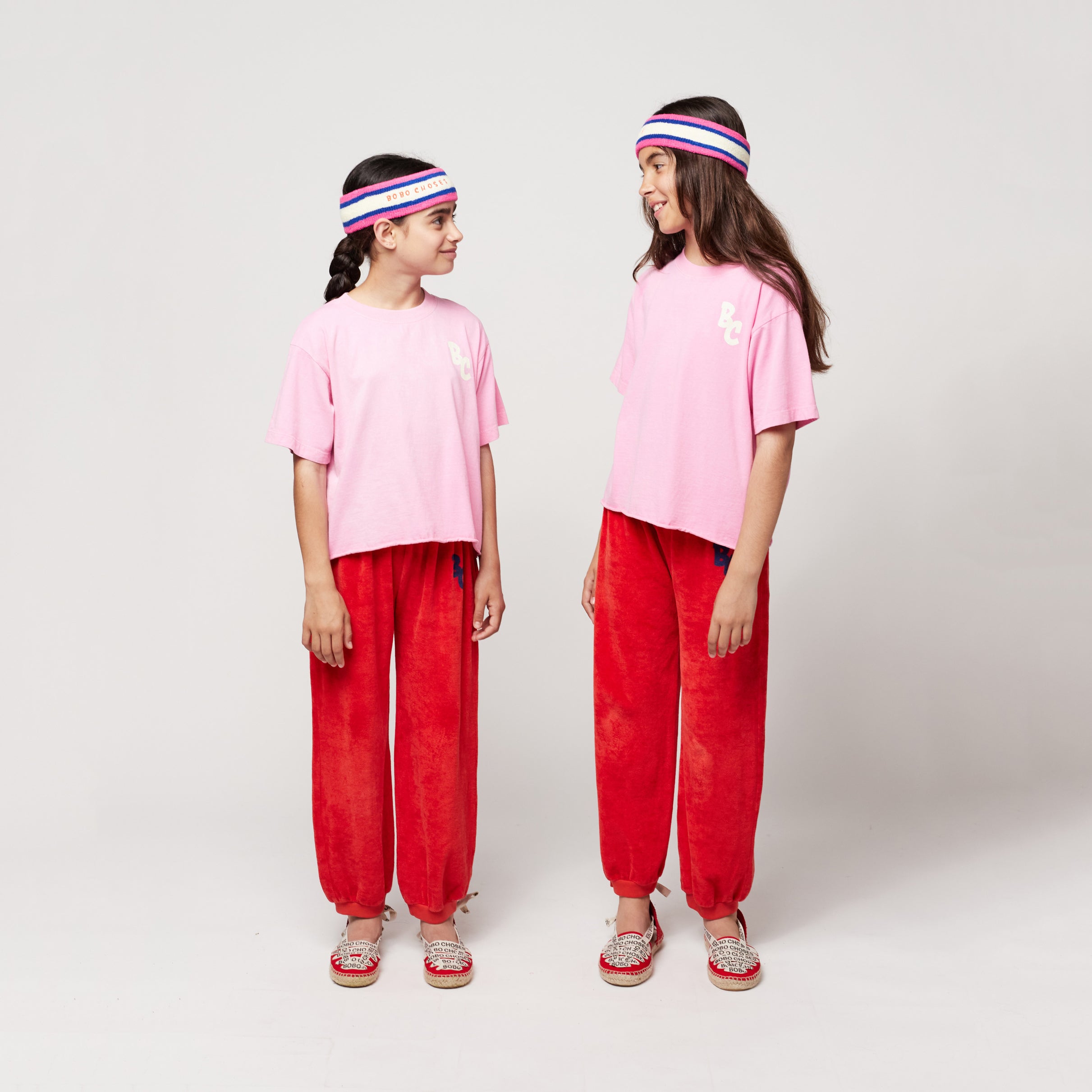Girls Pink Logo Cotton T-Shirt