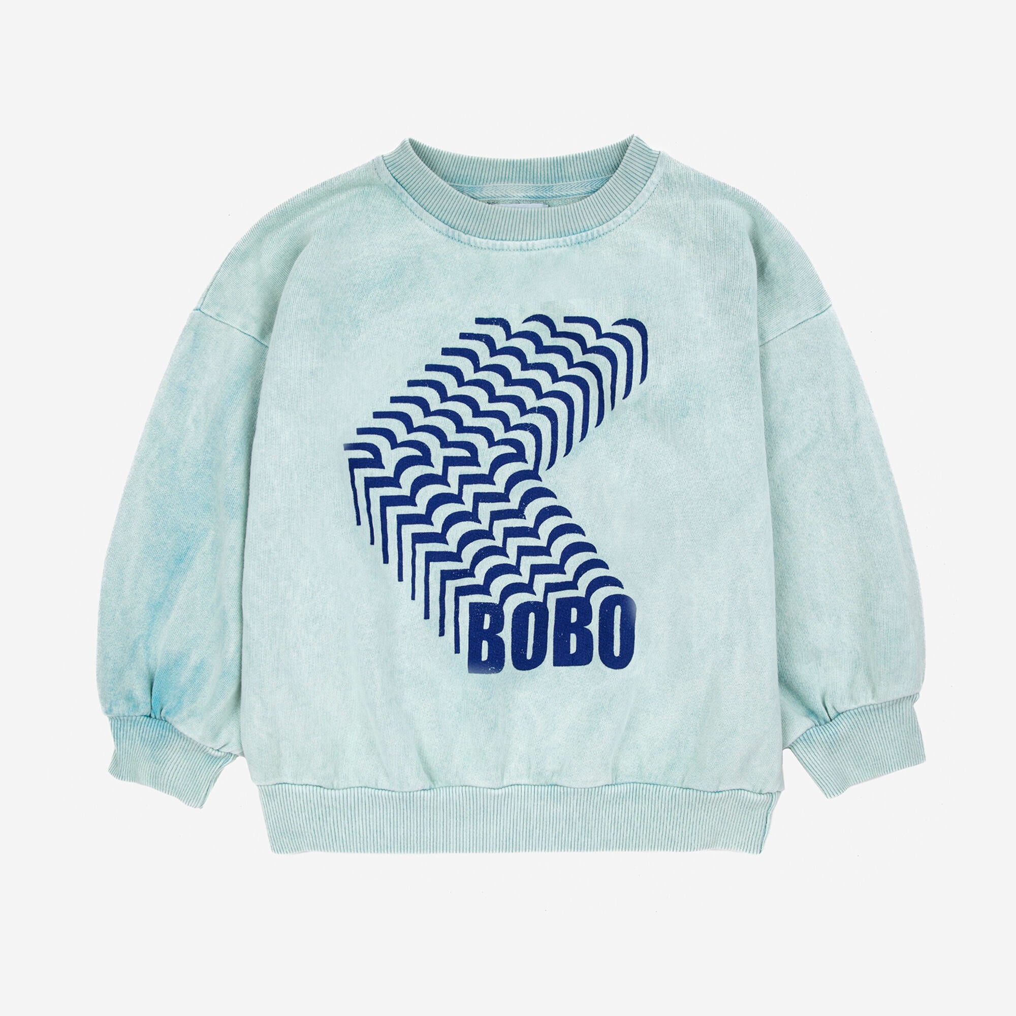 Boys & Girls Light Blue Cotton Sweatshirt