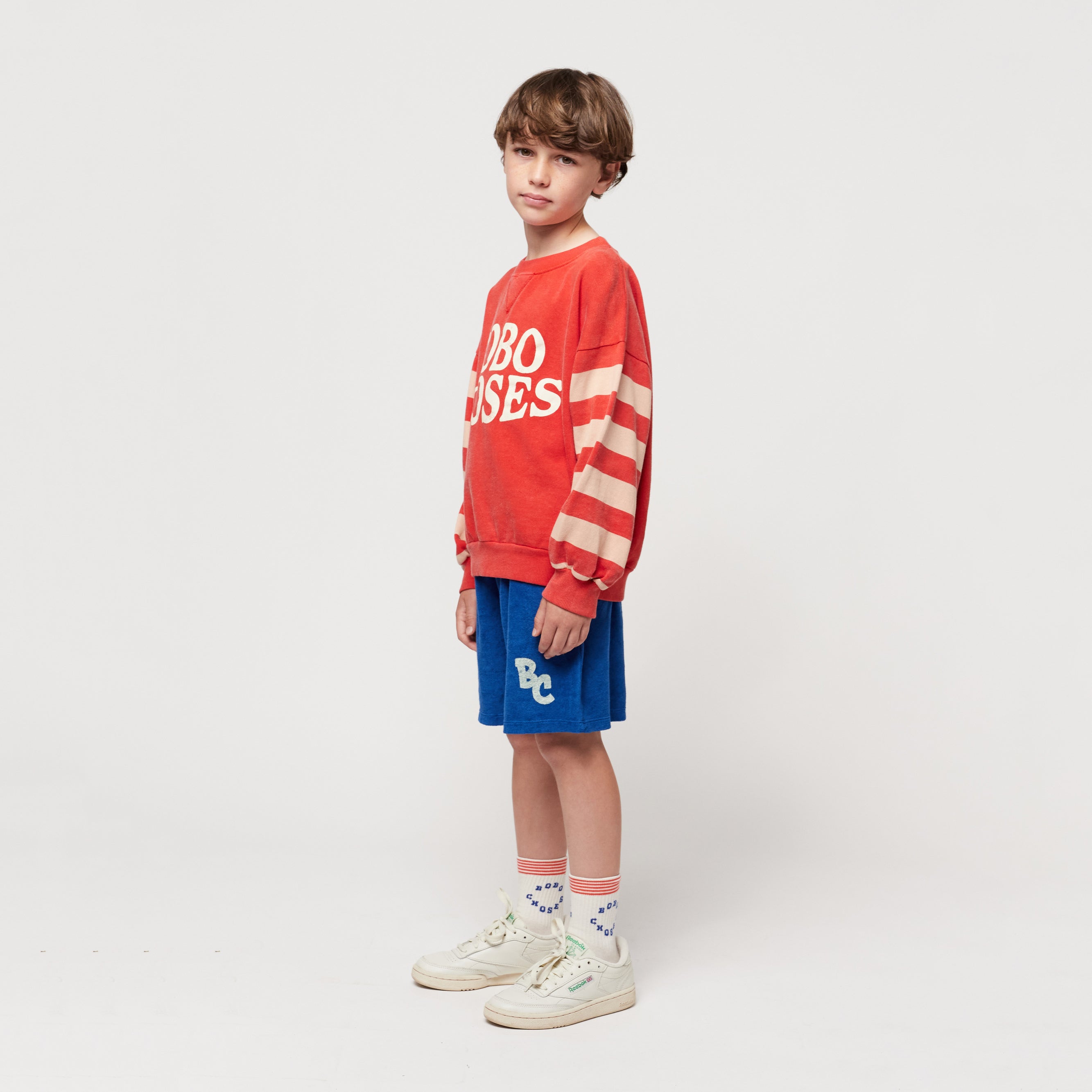 Boys & Girls Blue Logo Cotton Shorts