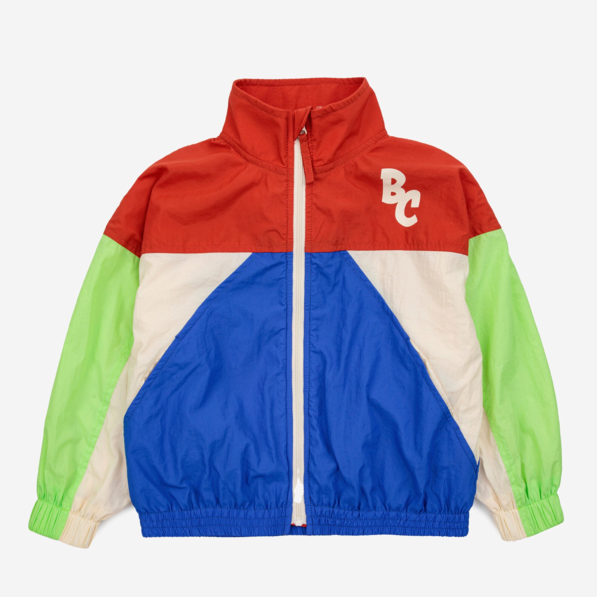 Boys Blue Logo Zip-Up Jacket