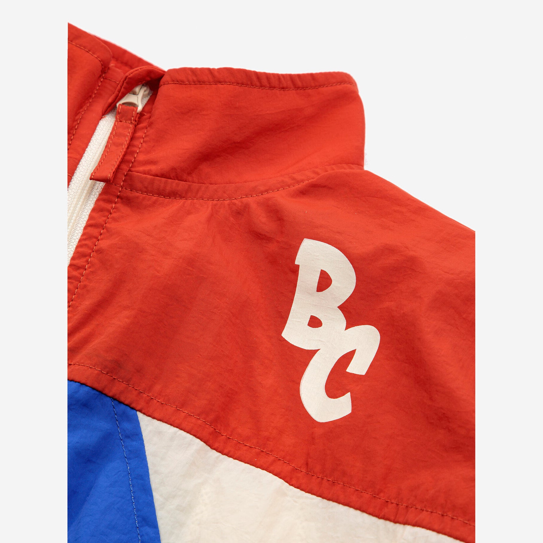 Boys Blue Logo Zip-Up Jacket