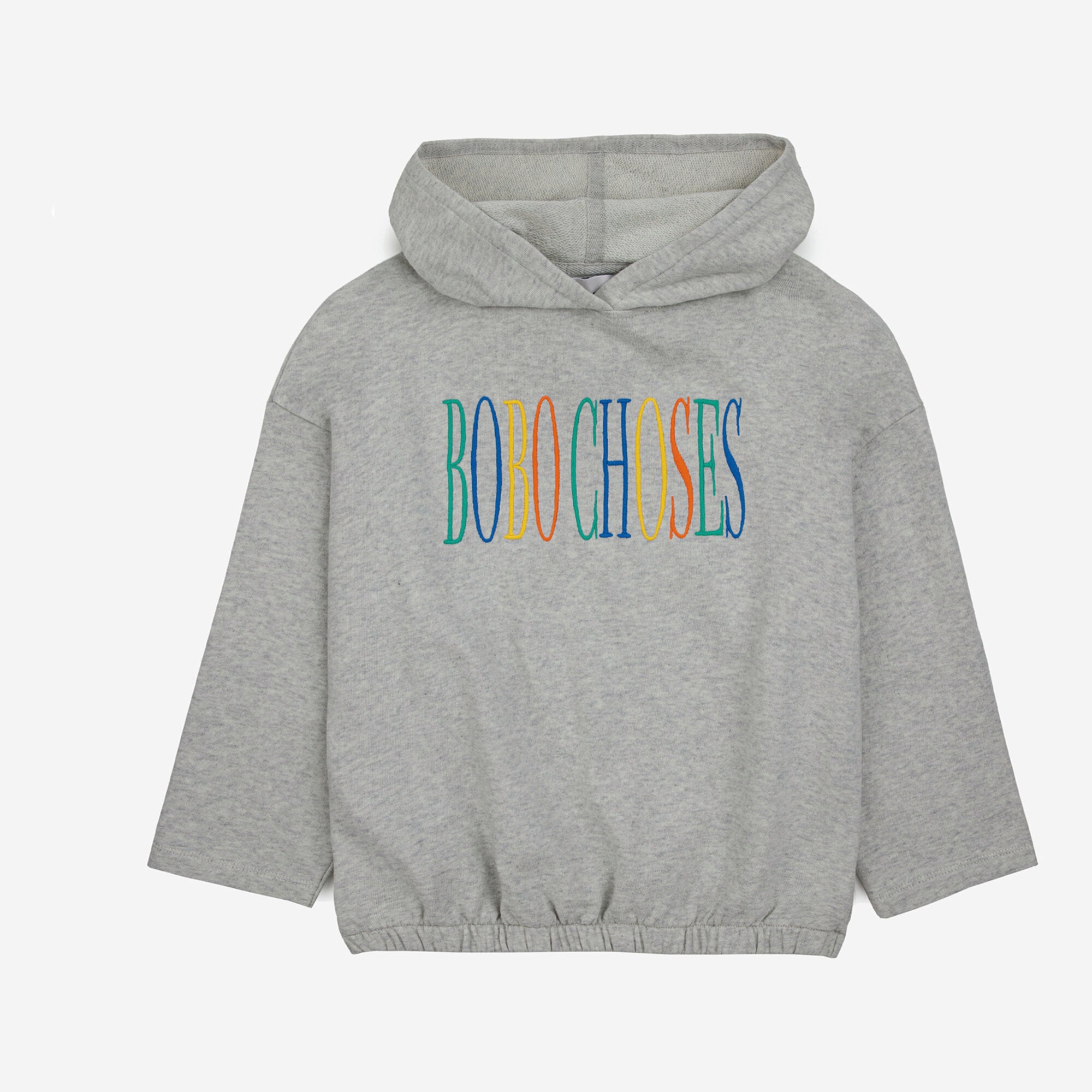 Boys & Girls Grey Logo Cotton Sweatshirt