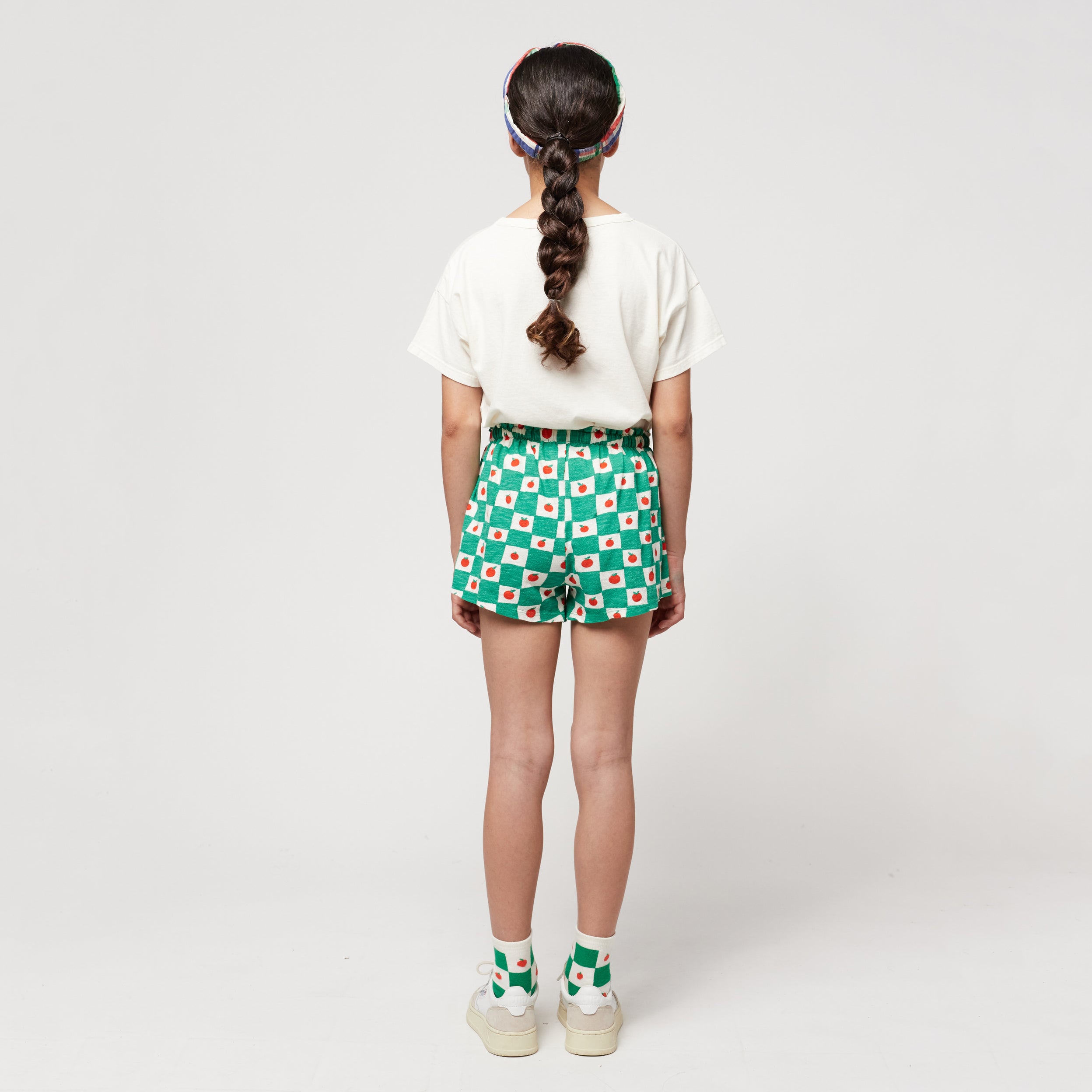 Boys & Girls Green Cotton Shorts