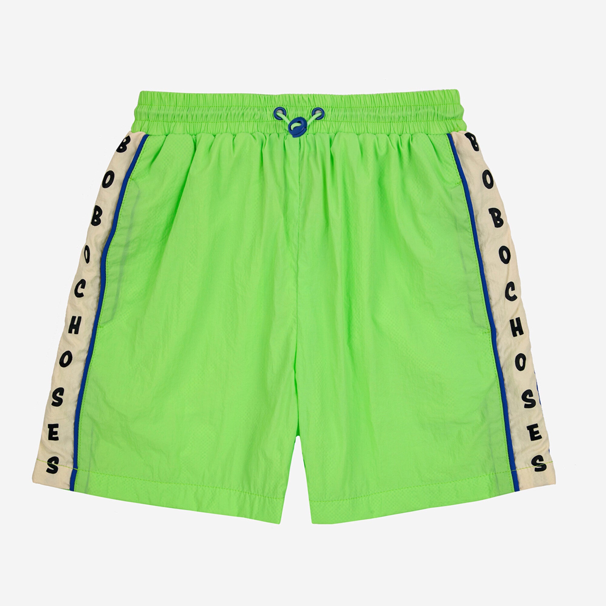 Boys Fluo Green Shorts