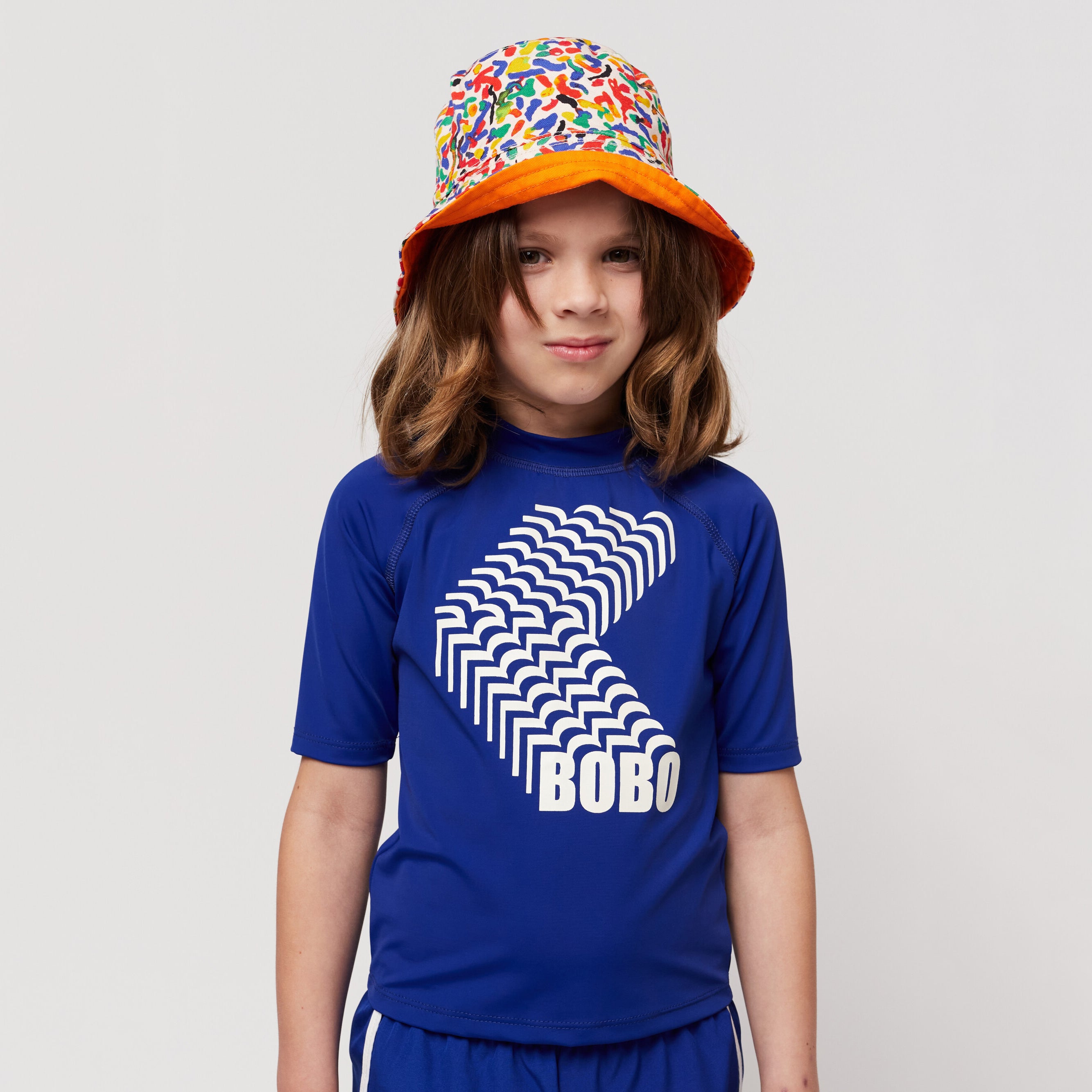 Boys & Girls Blue Swim T-Shirt