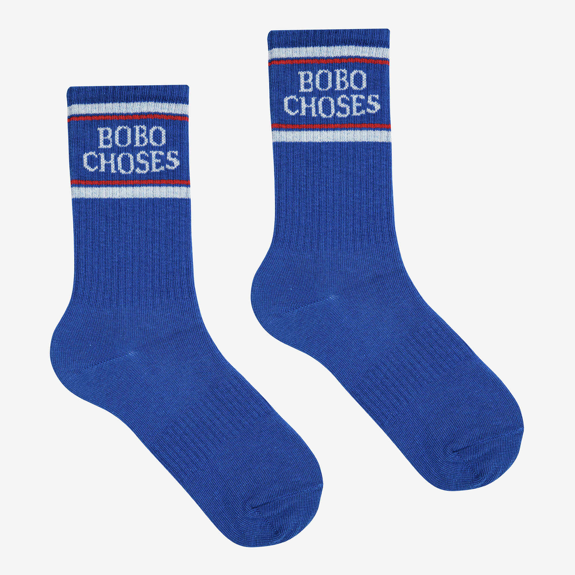 Boys & Girls Blue Logo Cotton Socks