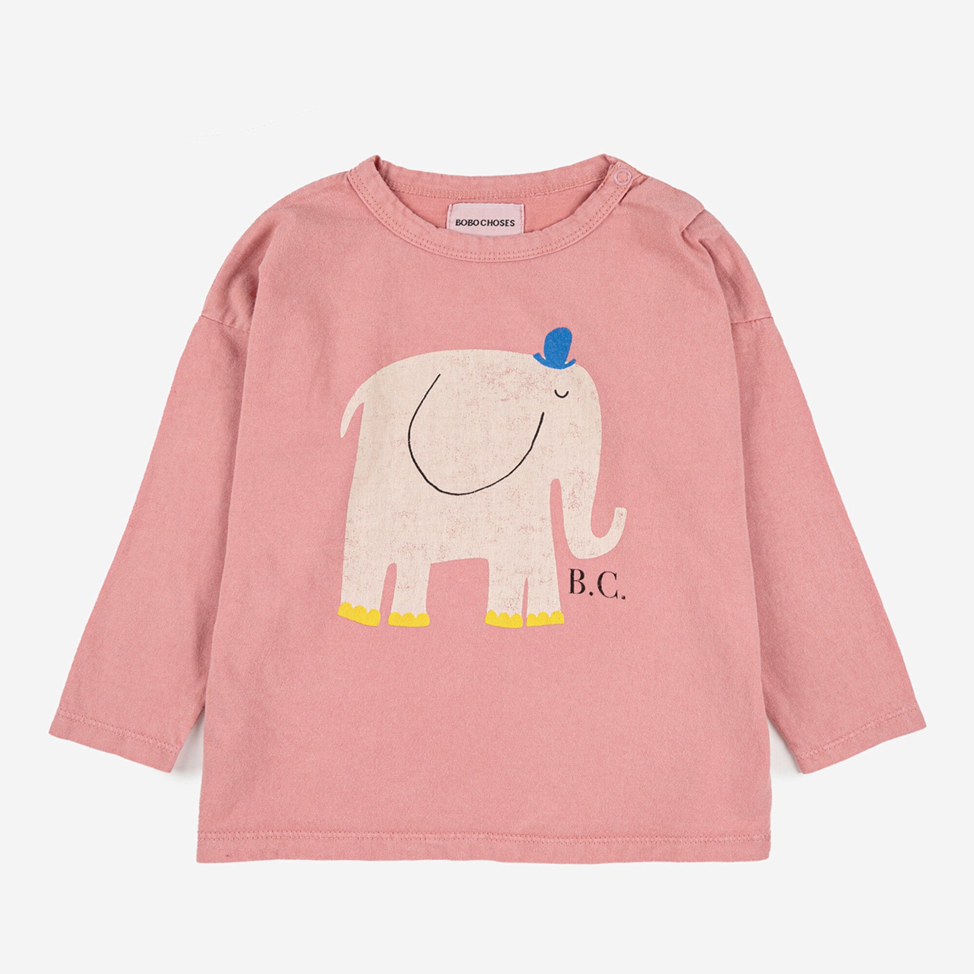 Baby Boys & Girls Pink Printed Cotton T-Shirt