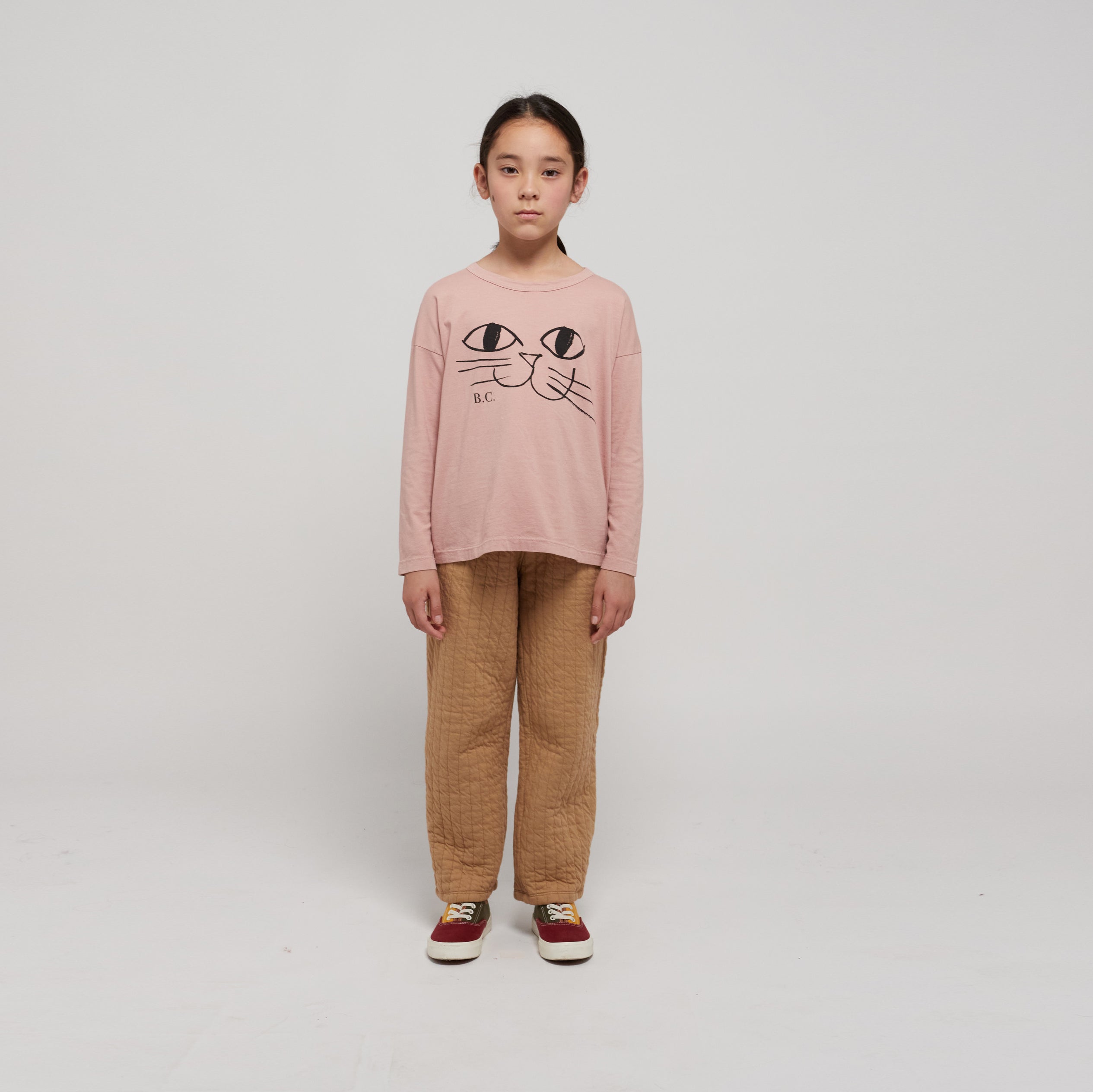 Boys & Girls Pink Logo Cotton T-Shirt