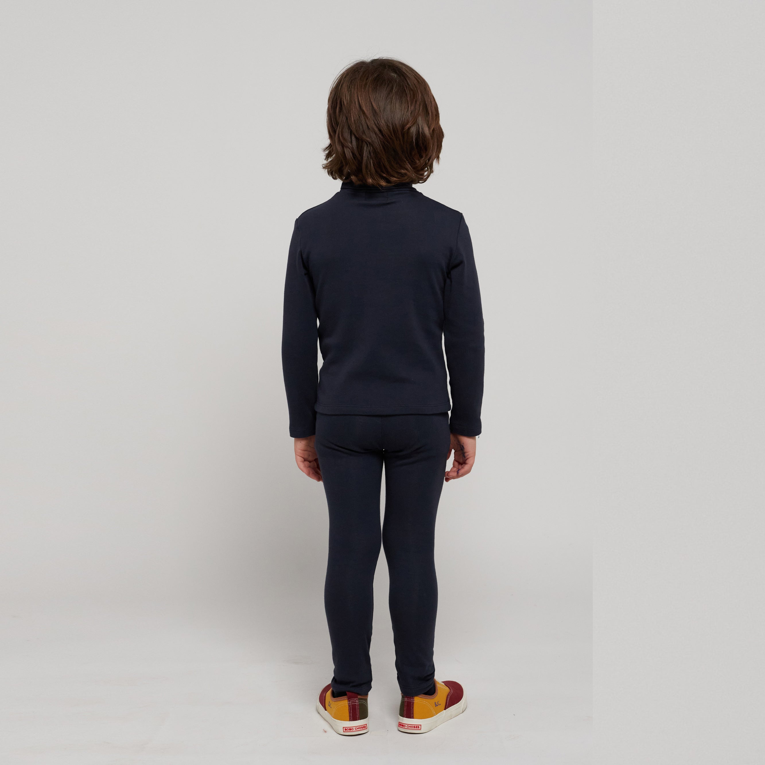 Girls Navy Logo T-Shirt
