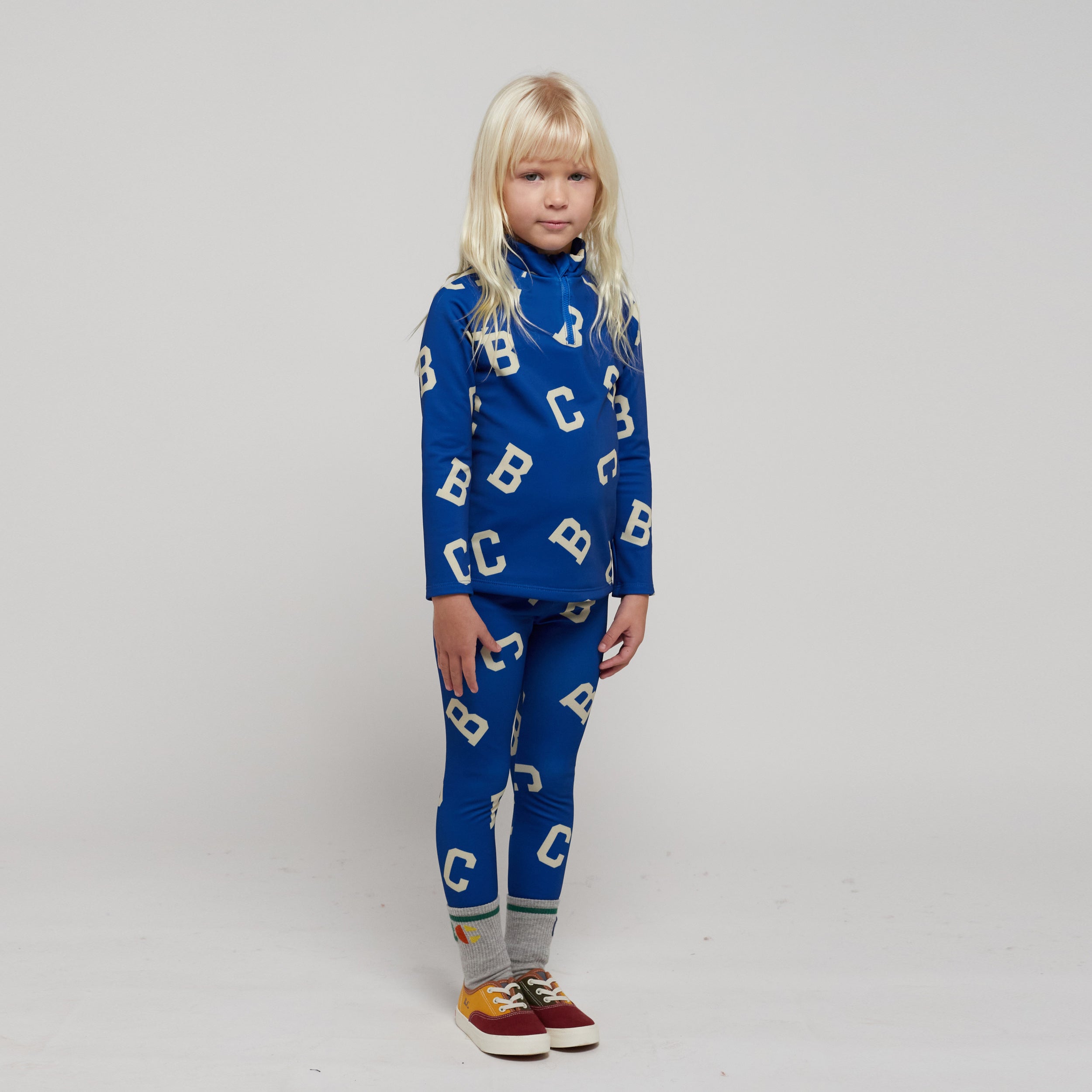 Boys & Girls Blue Logo Sport T-Shirt