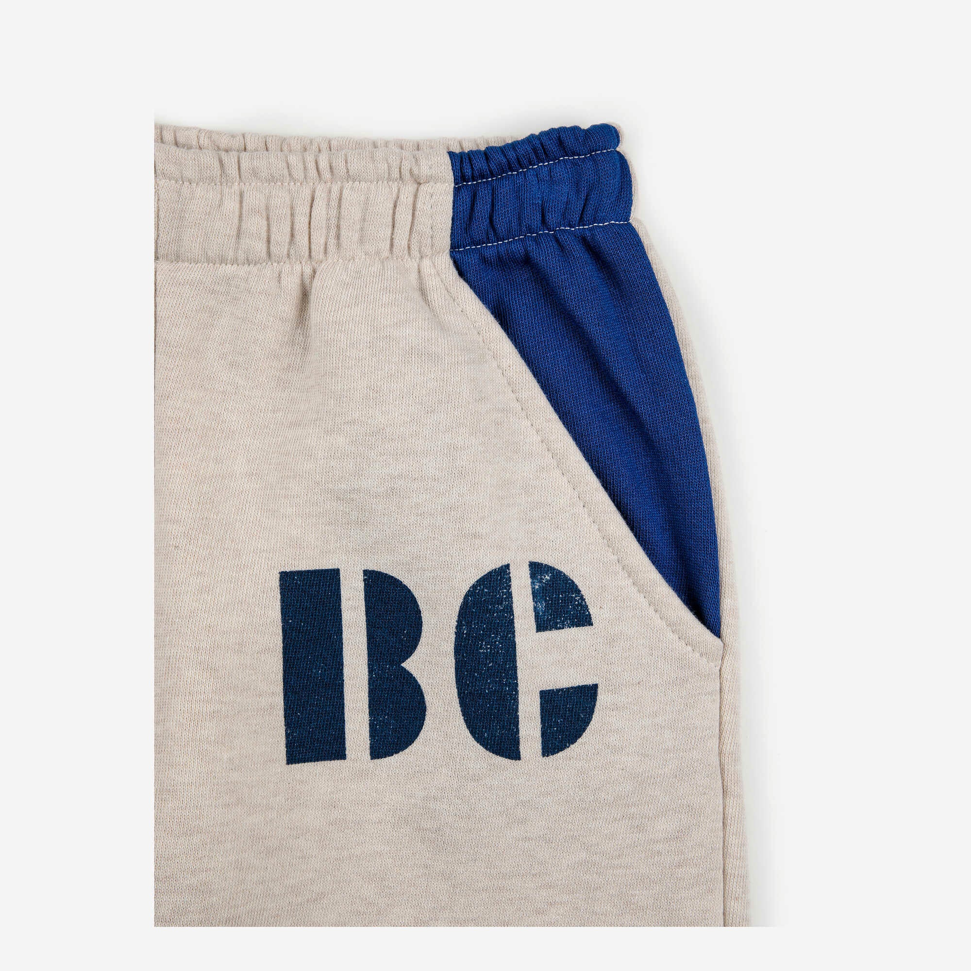 Boys & Girls Beige Logo Cotton Trousers