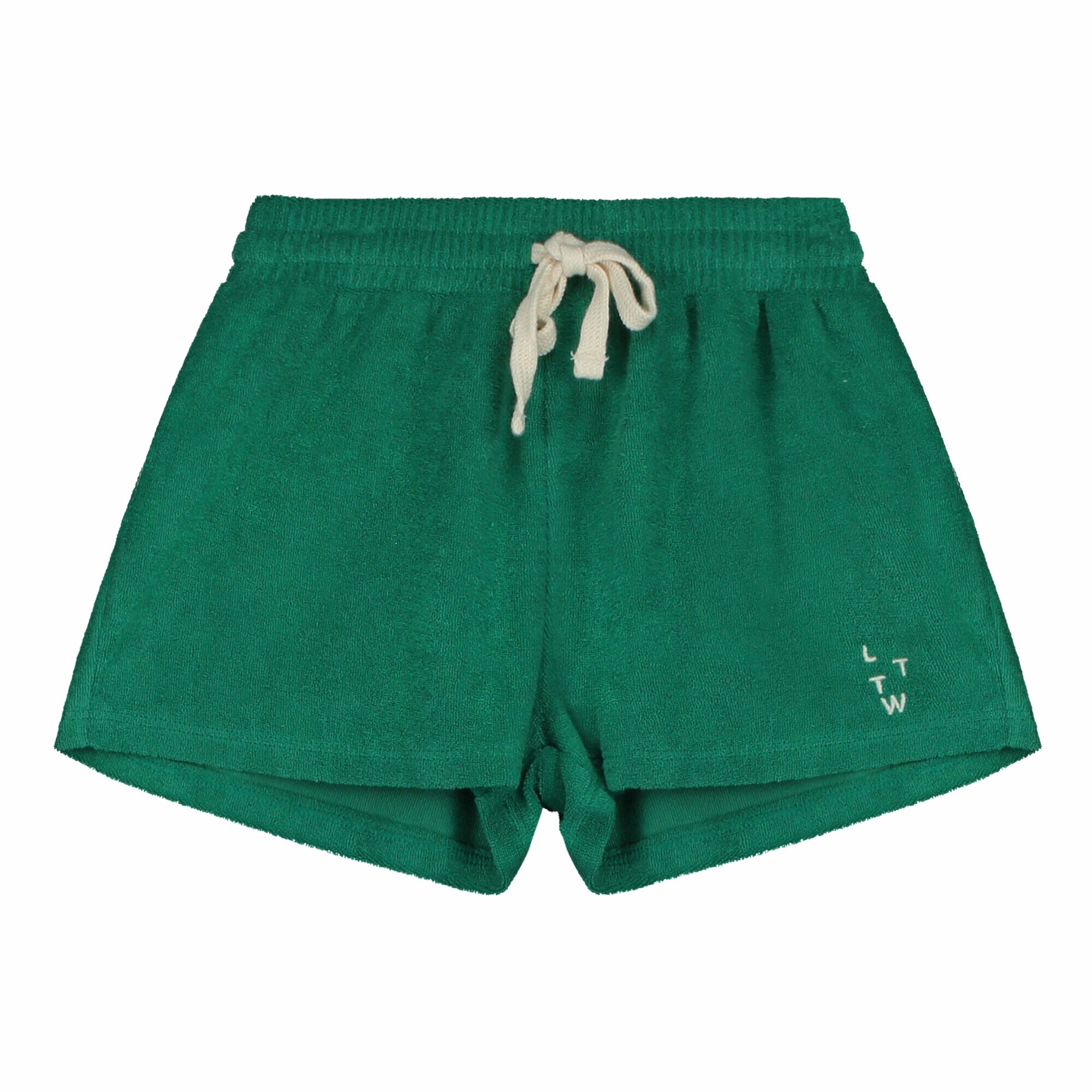 Boys & Girls Green Cotton Shorts