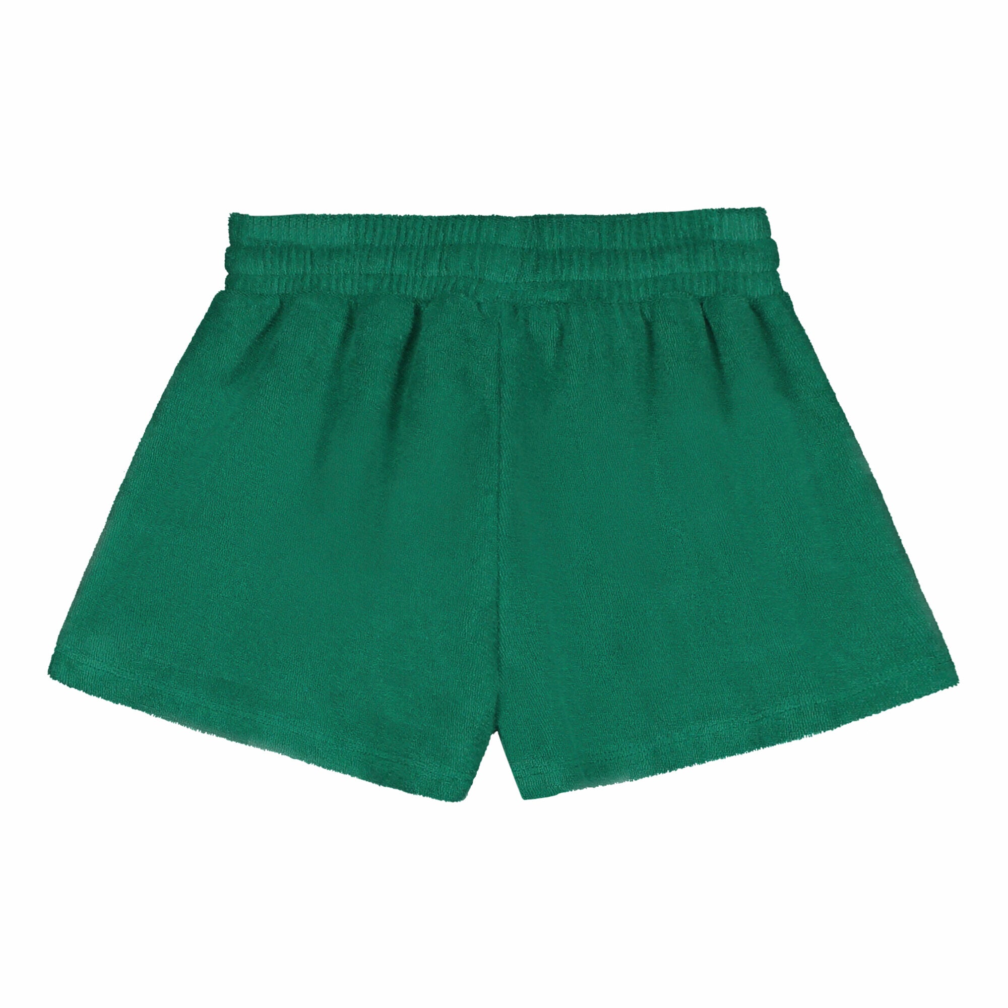 Boys & Girls Green Cotton Shorts