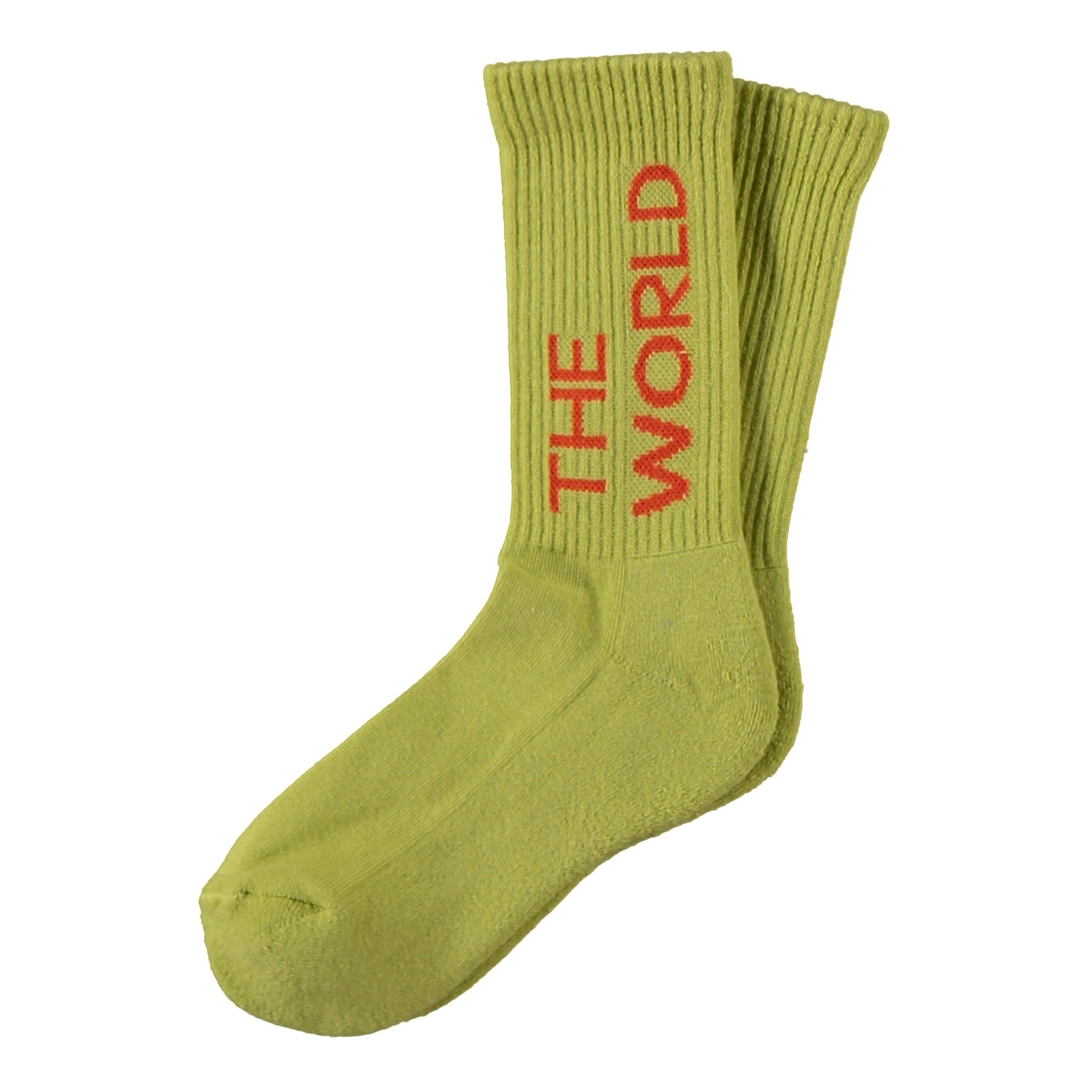 Boys & Girls Green Logo Cotton Socks