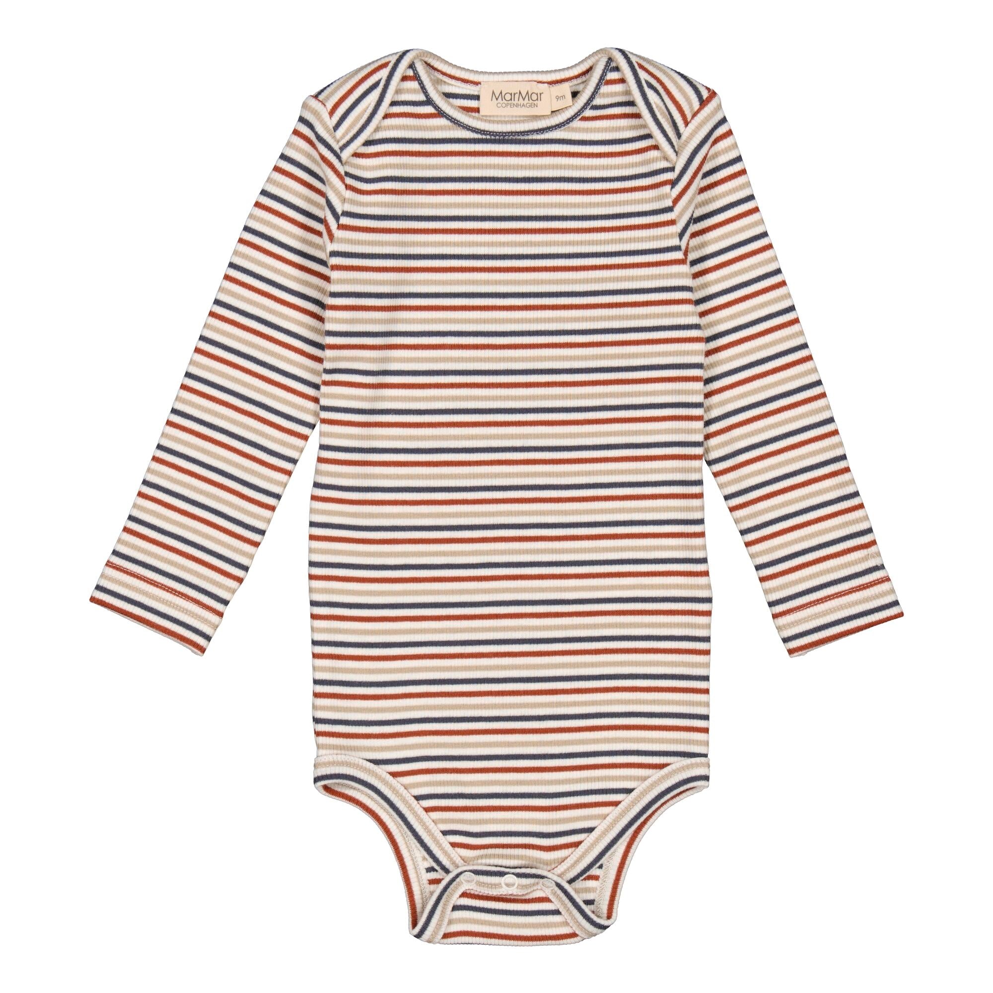 Baby Boys & Girls Multicolor Stripes Babysuit
