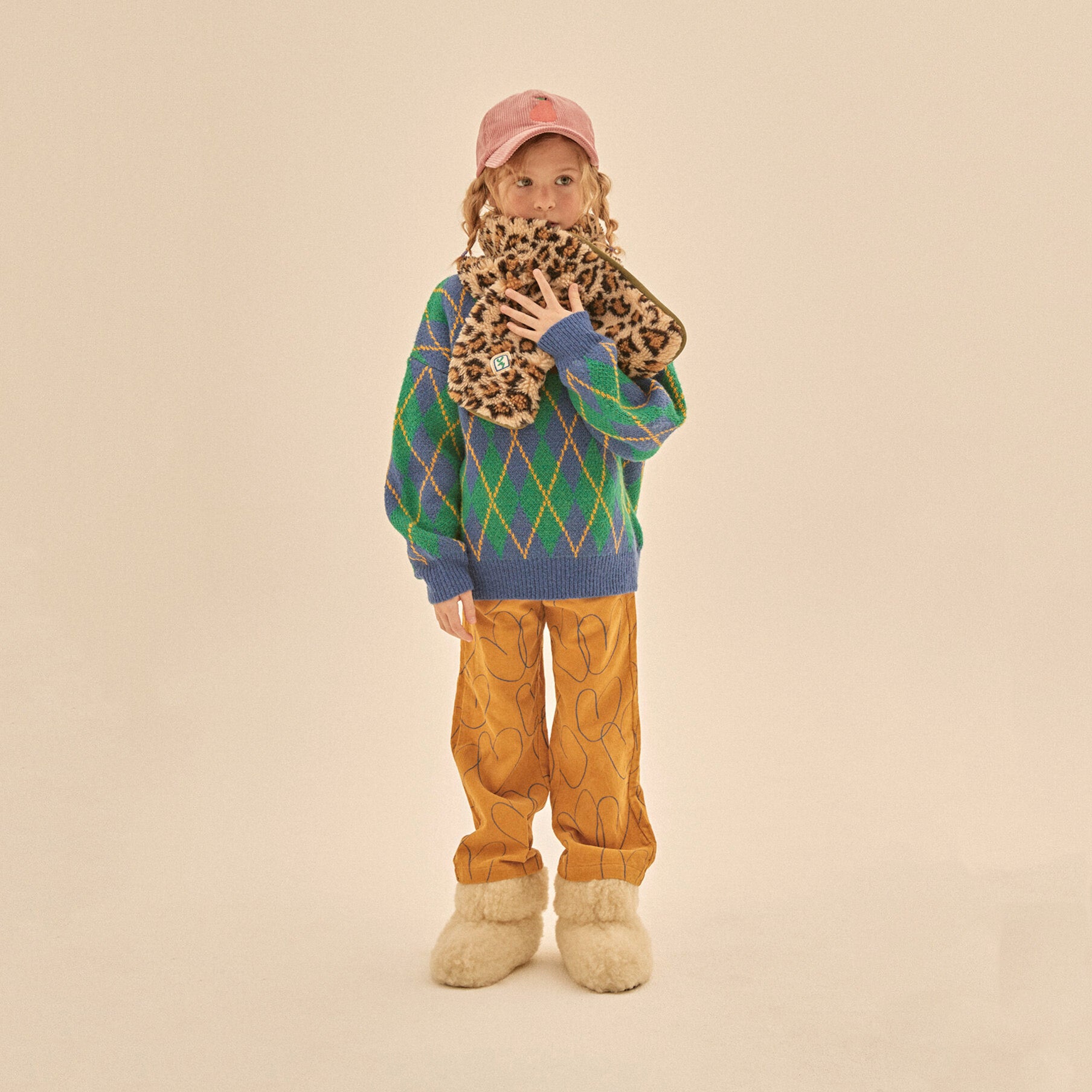 Boys & Girls Blue Check Sweater