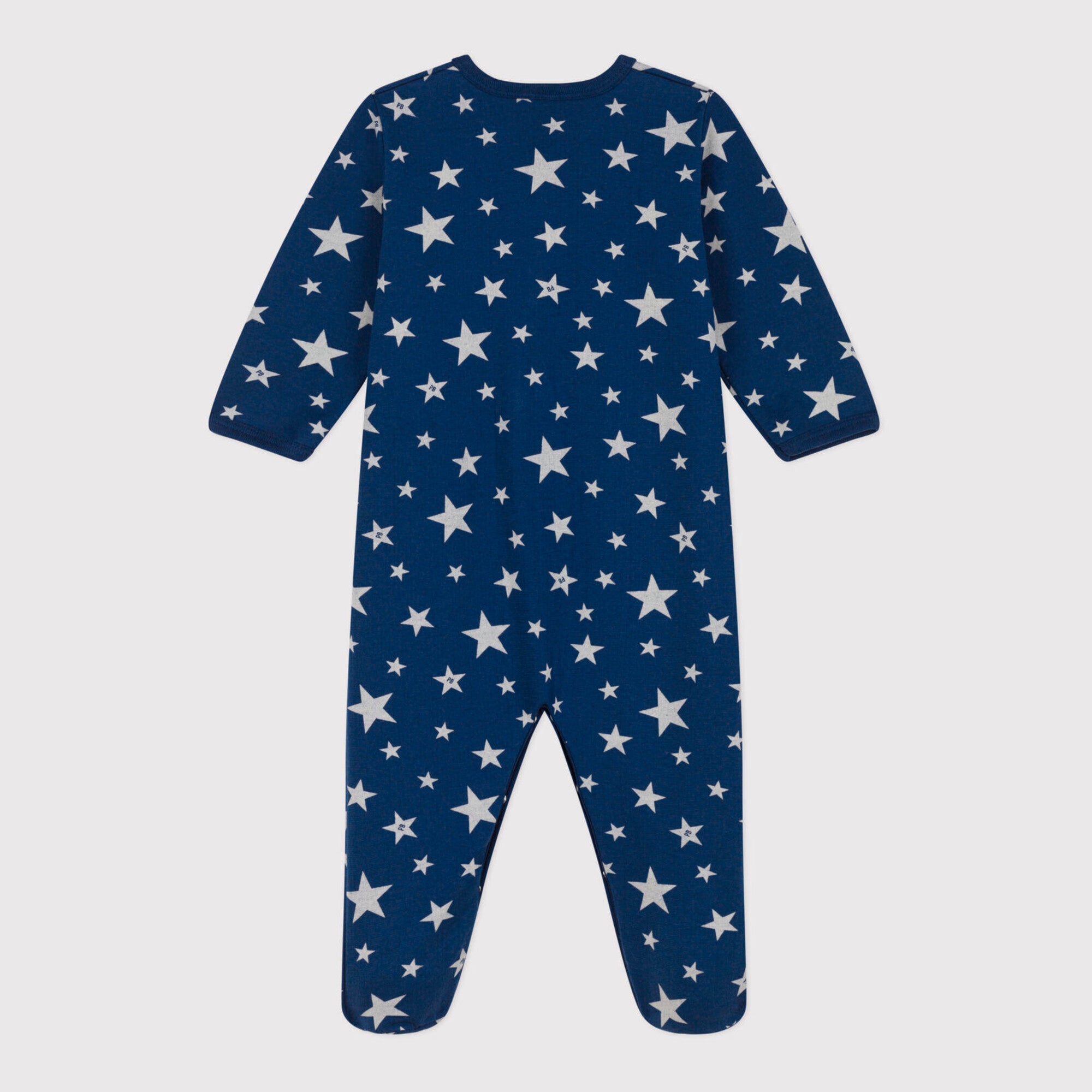 Baby Boys Blue Star Cotton Babysuit Set