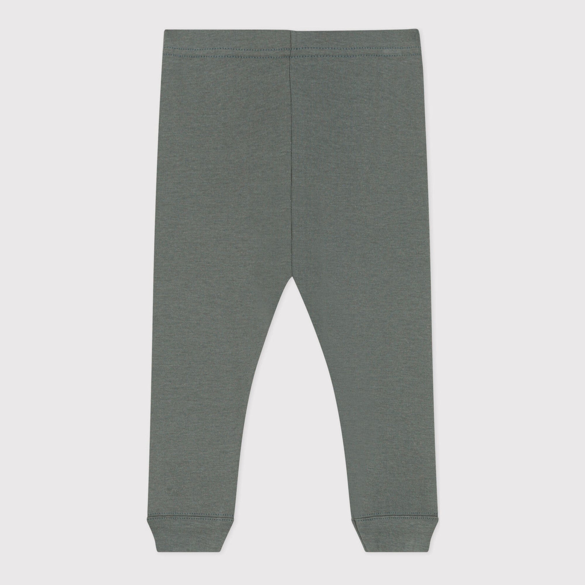 Baby Girls Dark Green Cotton Leggings