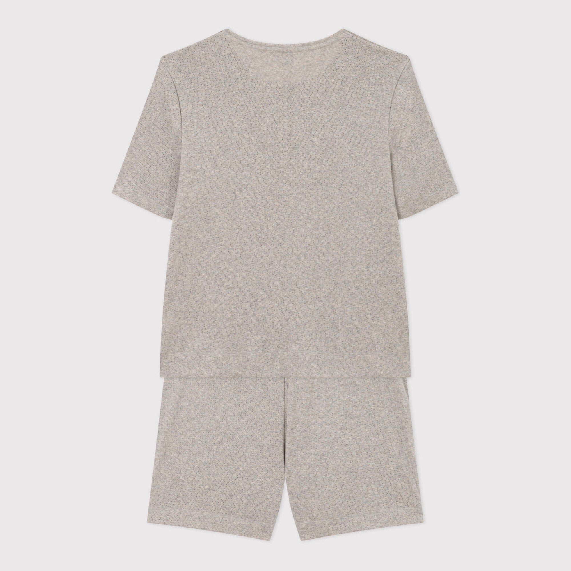 Girls Grey Cotton Nightwear Set