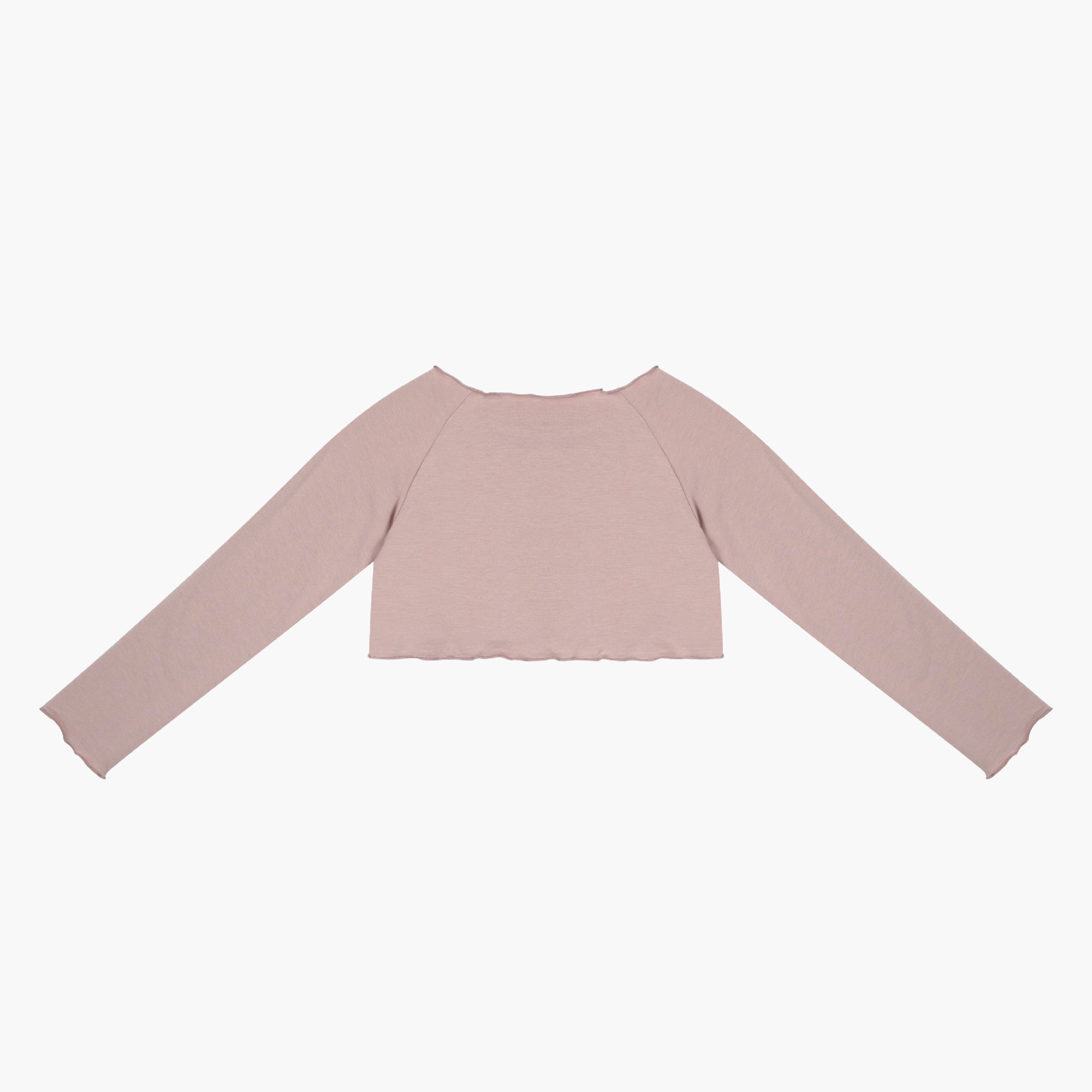 Girls Pink Ballet Crop T-Shirt