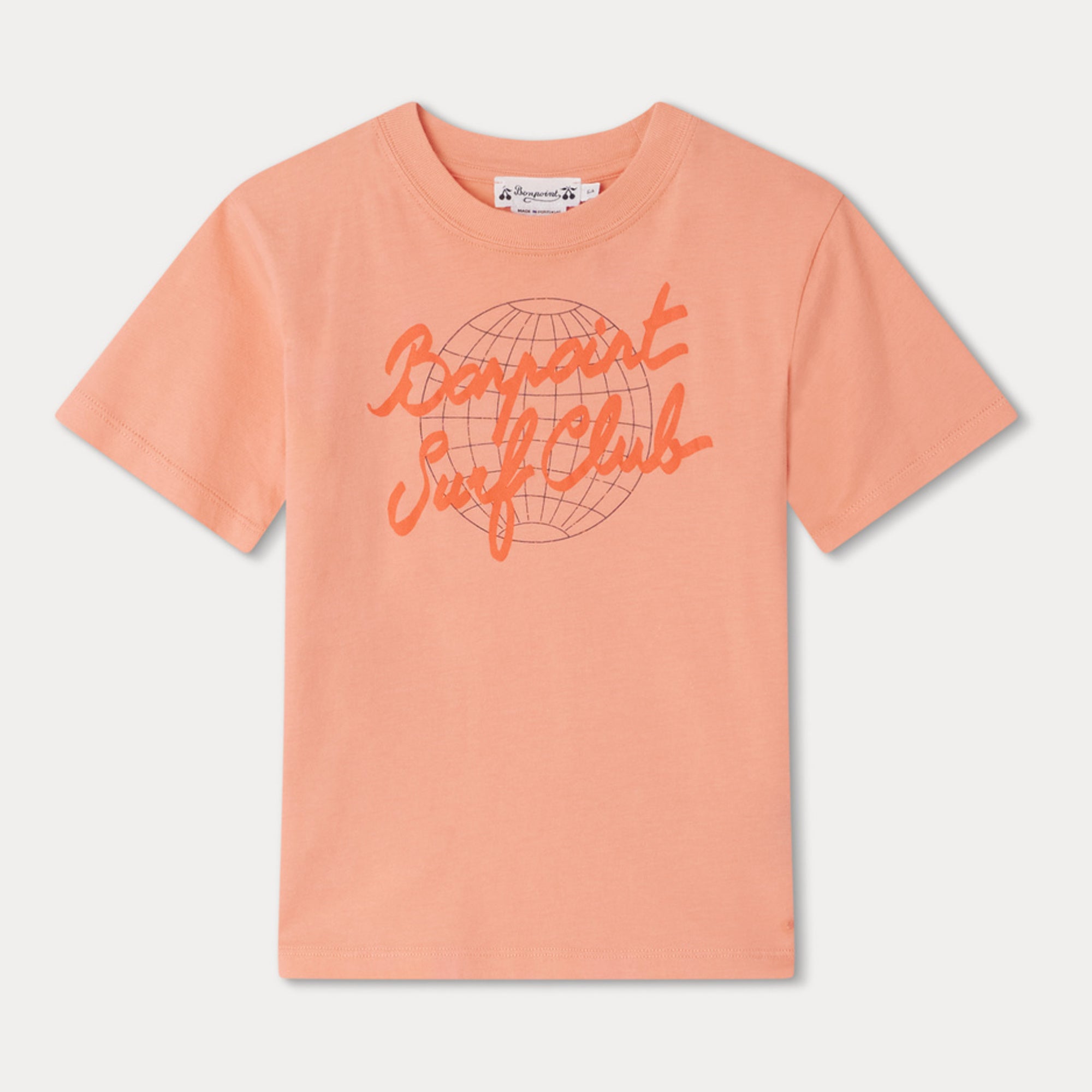 Boys & Girls Pink Logo Cotton T-Shirt