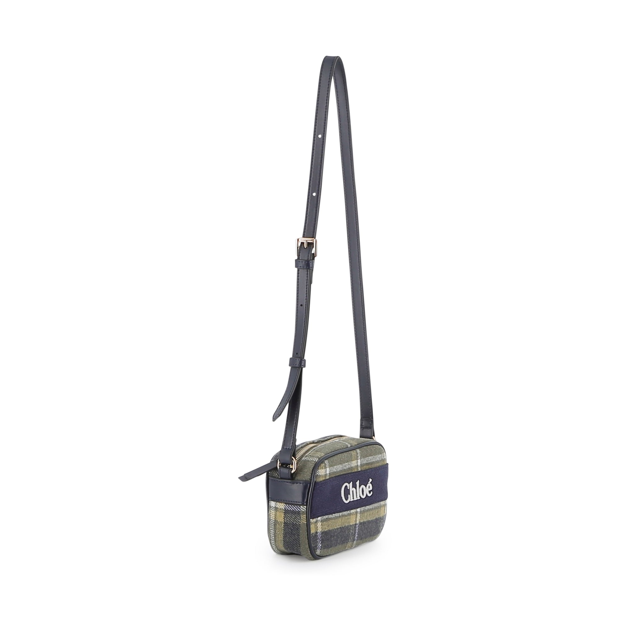 Girls Brown Logo Check Shoulder Bag(16x11x5cm)