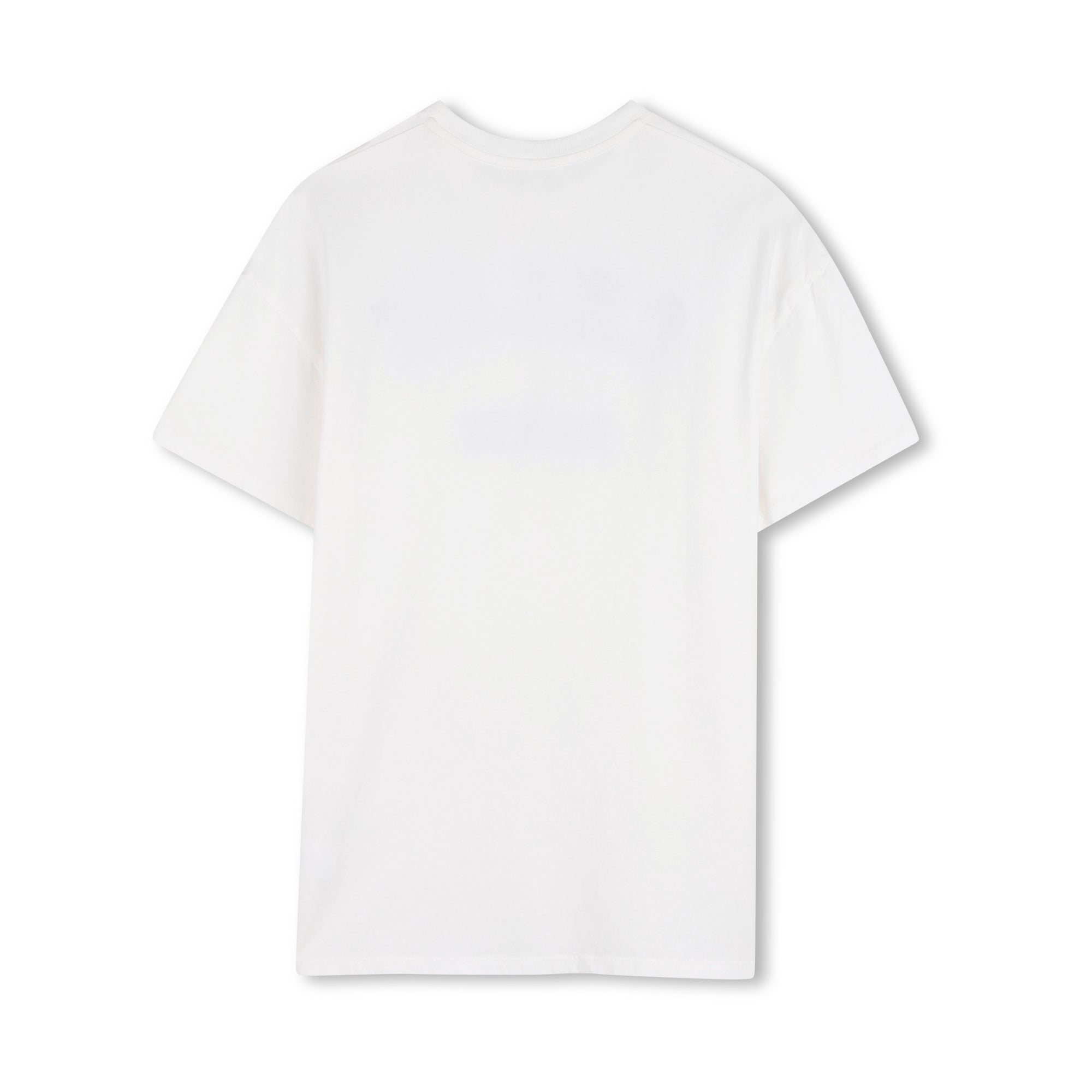 Girls White Logo Cotton Dress