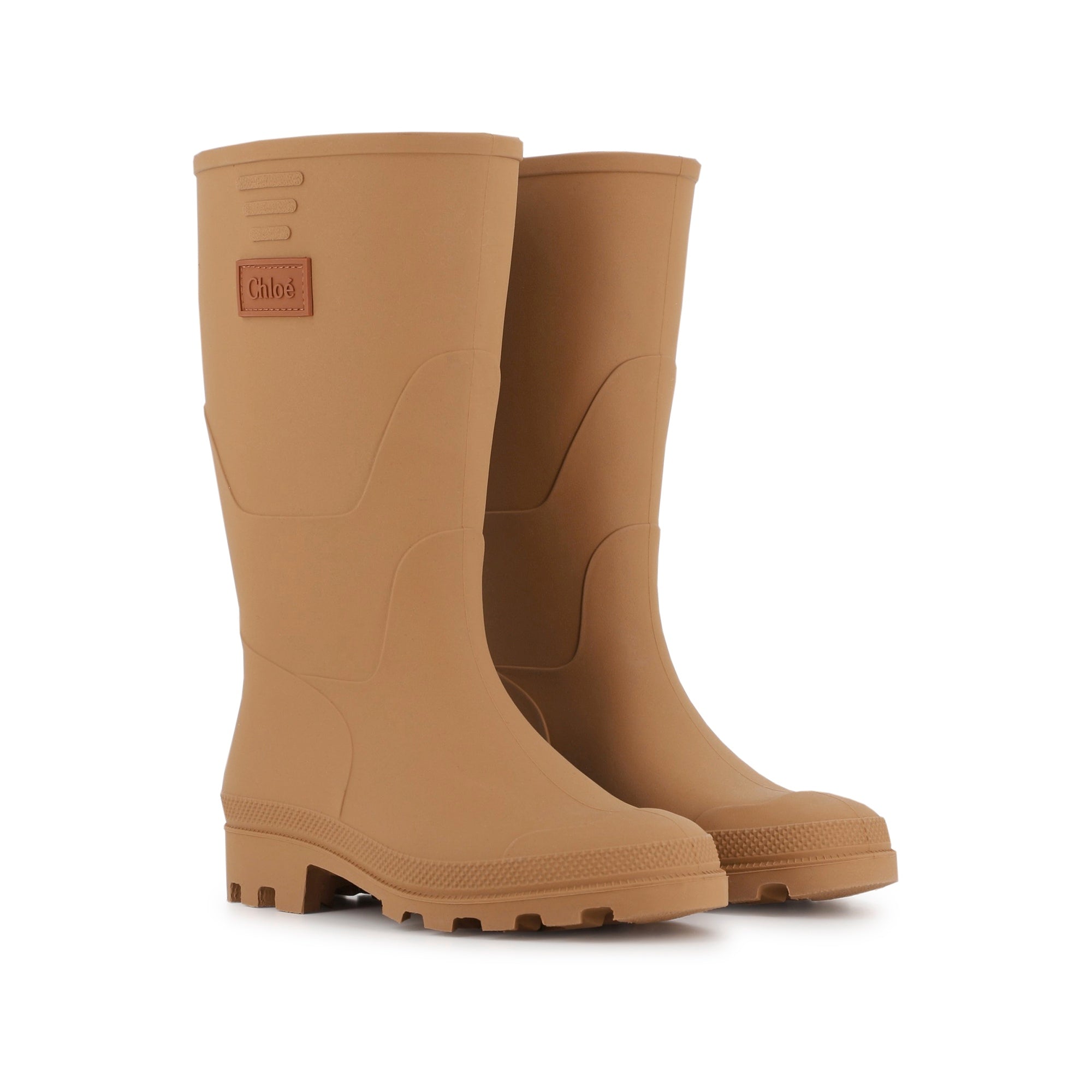 Girls Brown Rain Boots