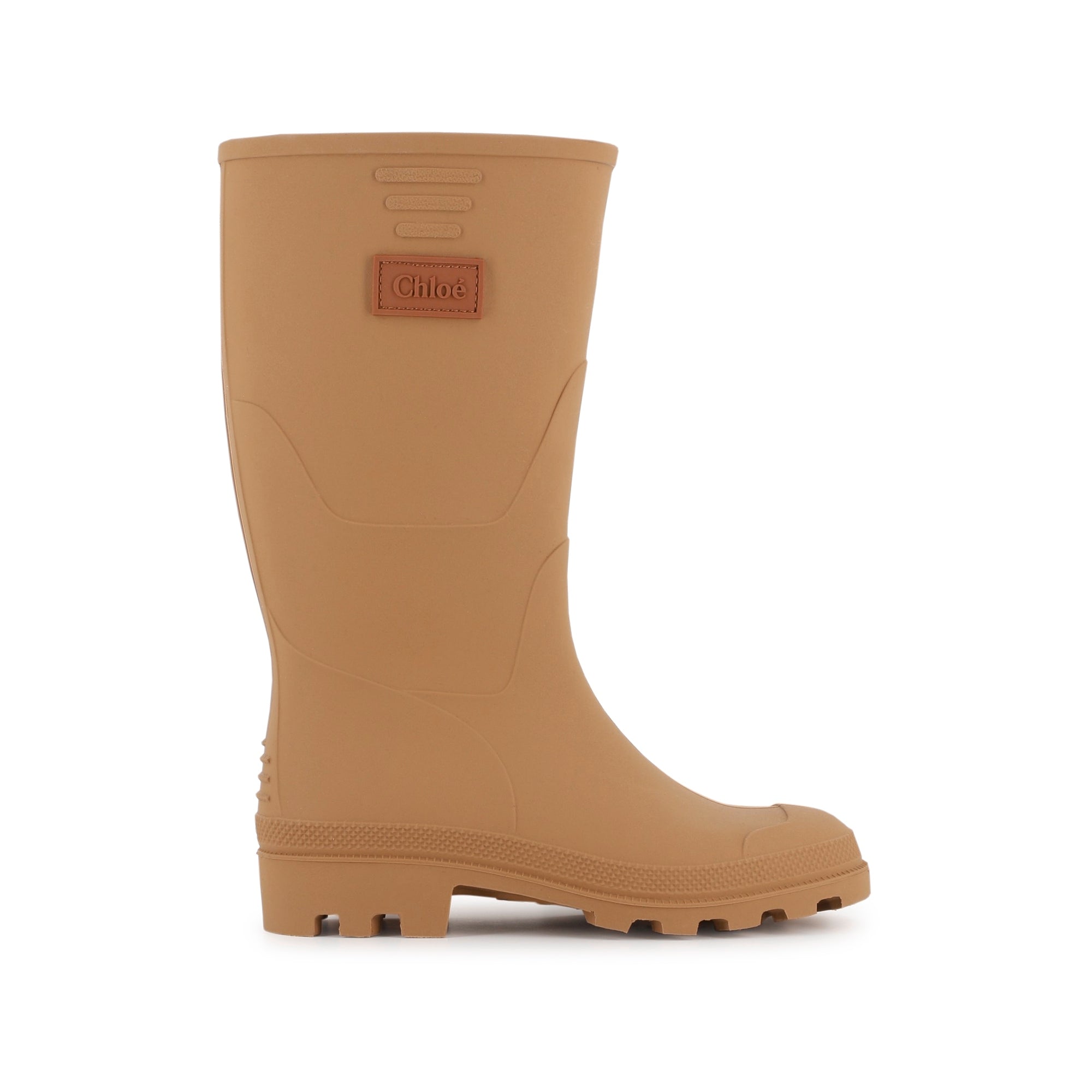 Girls Brown Rain Boots