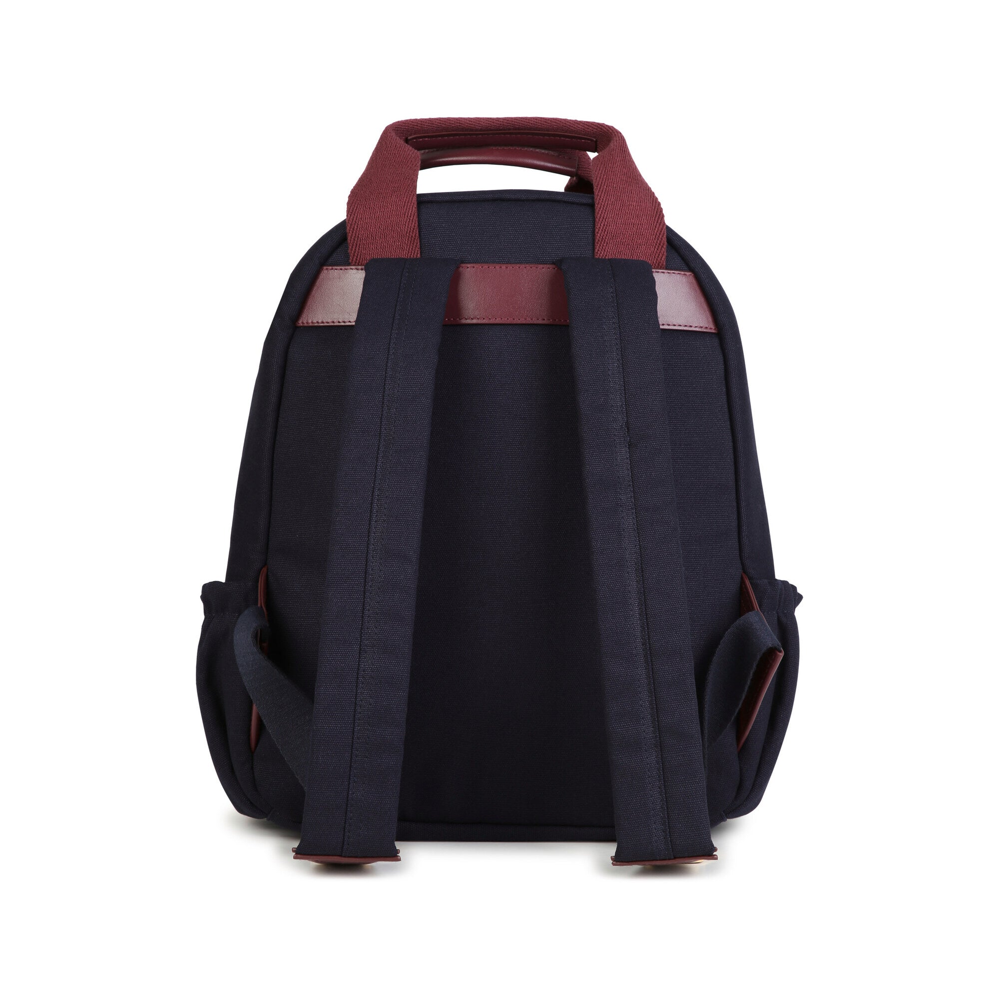 Girls Dark Blue Logo Backpack(W28 x H36 x D12 cm)