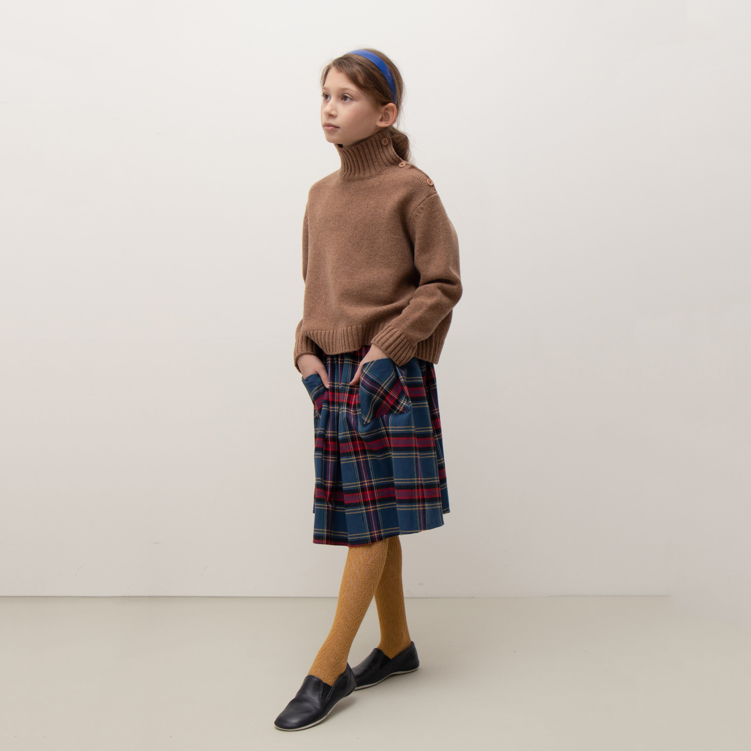 Boys & Girls Camel Wool Sweater