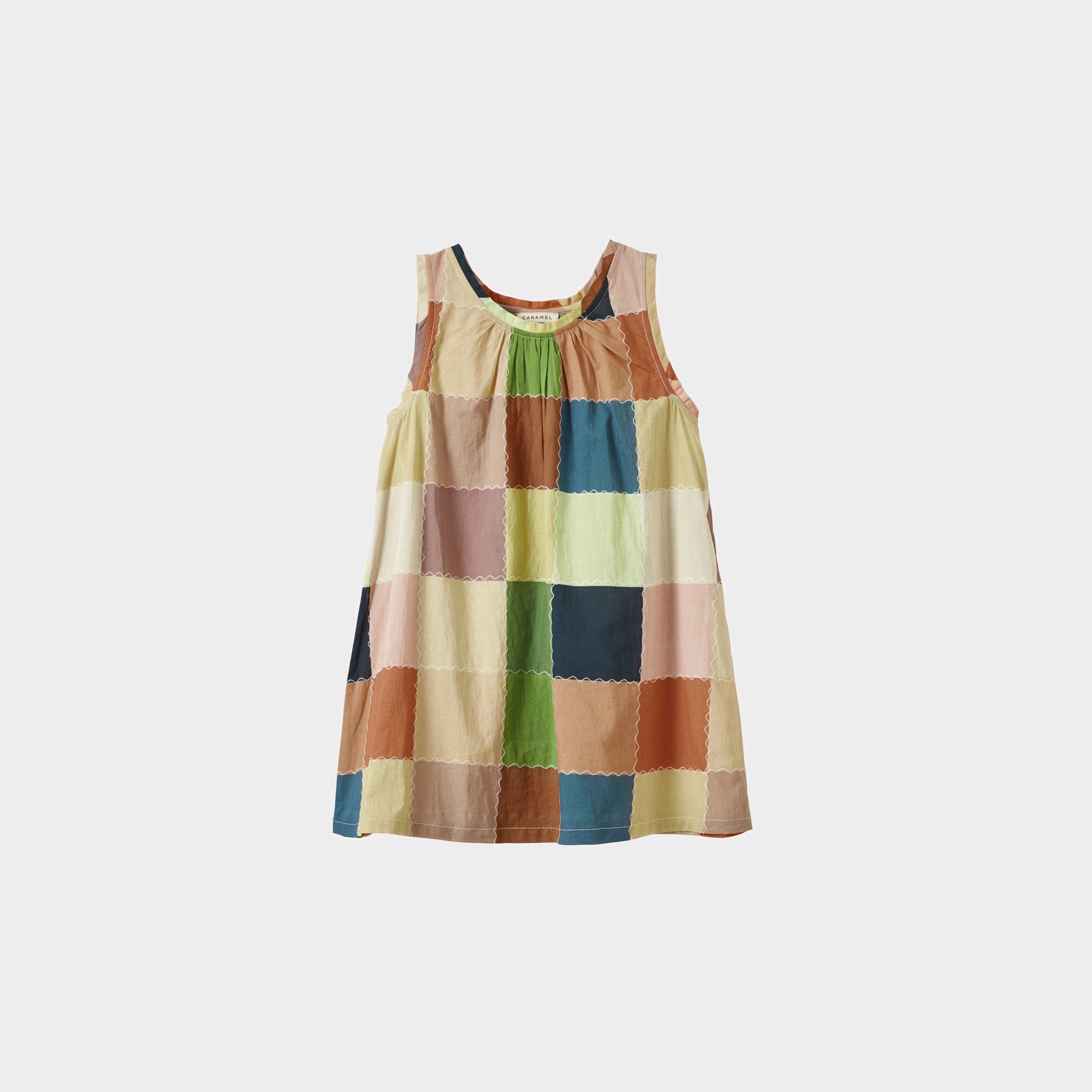 Girls Multicolor Cotton Dress
